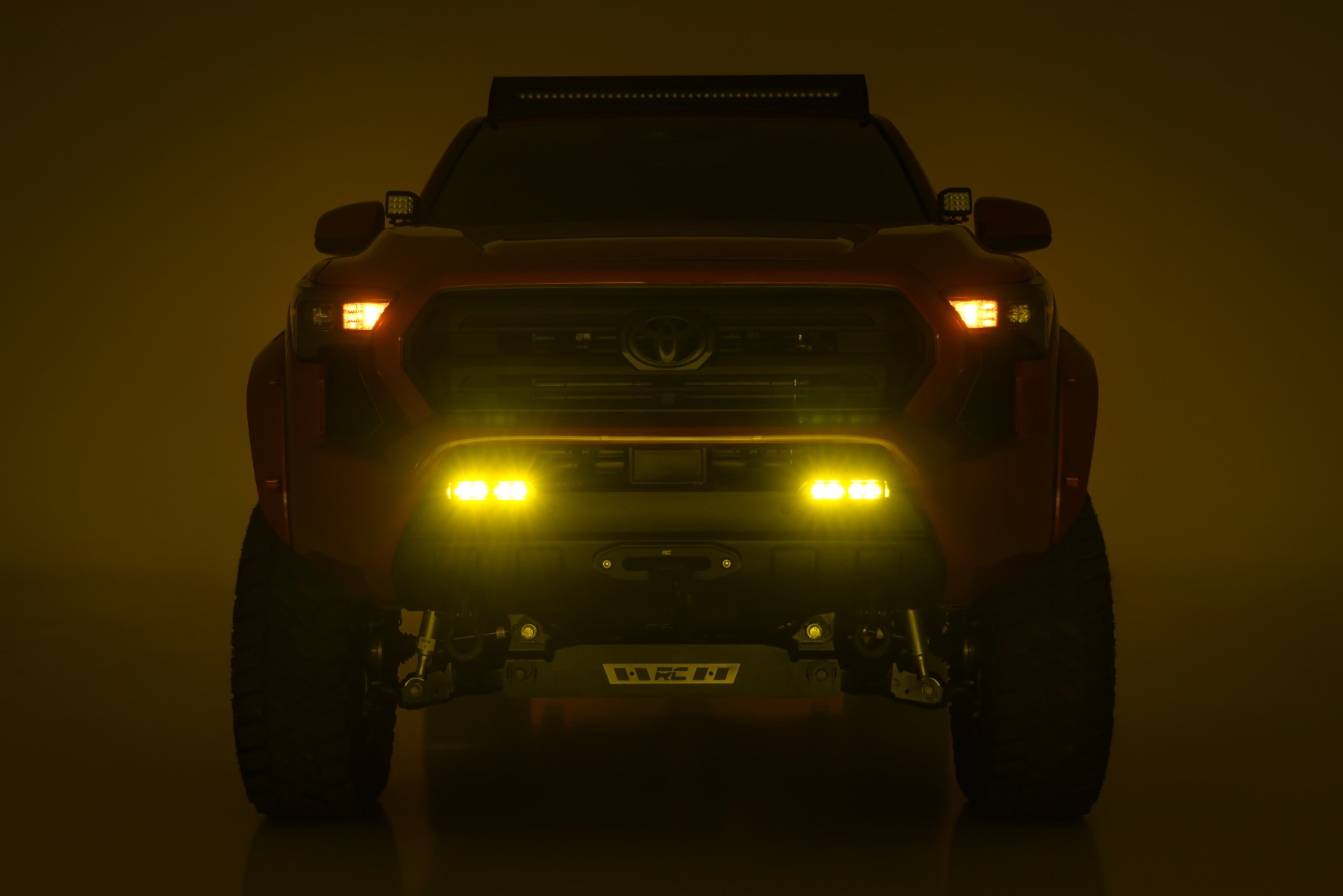 LED-Nebelscheinwerfer-Set | 3x1,75 Zoll Black Series Slim Aux | Gelb | Toyota Tacoma (24–26) — Bild 6
