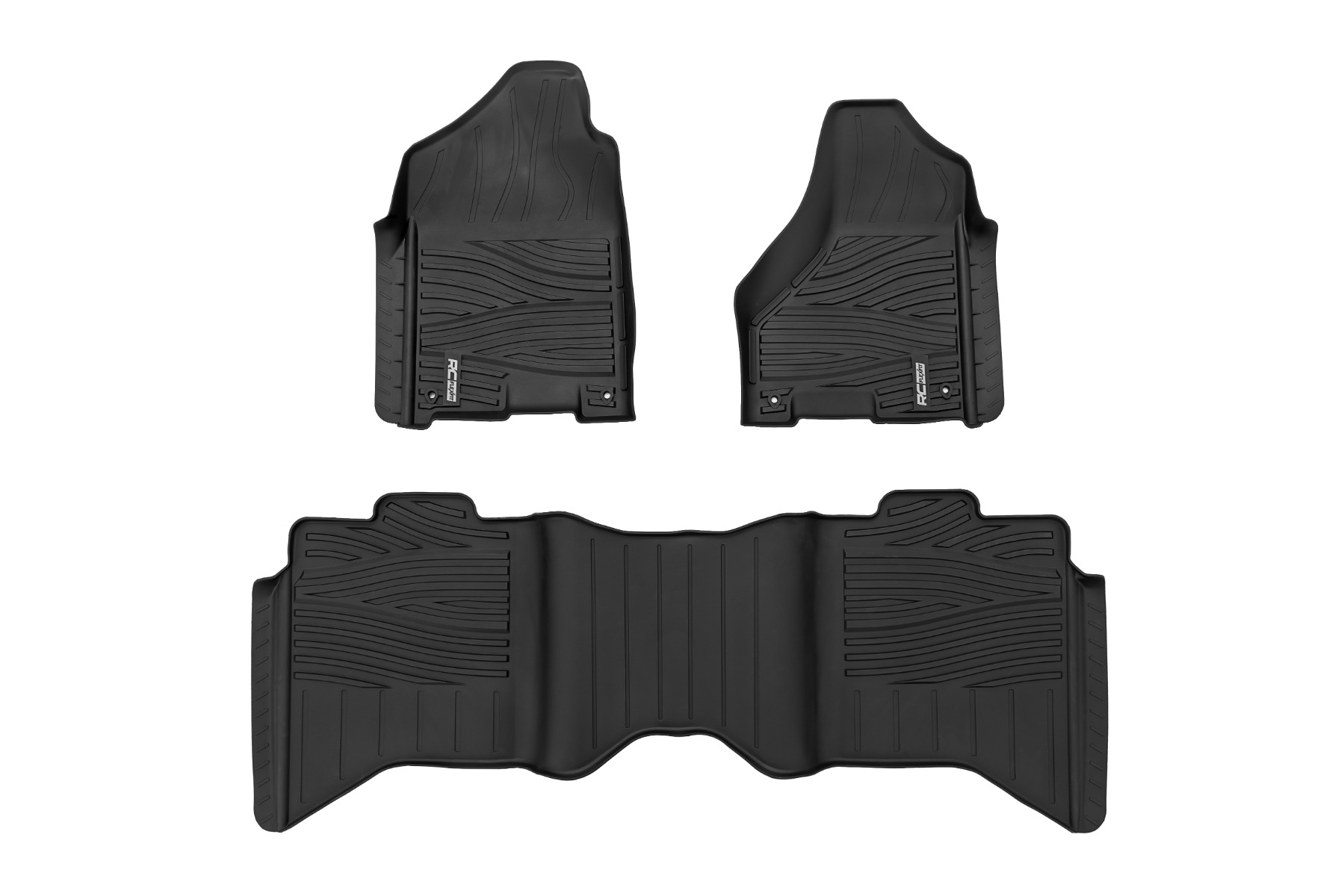 Flex-Fit-Fußmatten | Vorne rechts & hinten rechts | Doppelkabine | RAM 1500 2WD/4WD (2012–2018 & Classic)