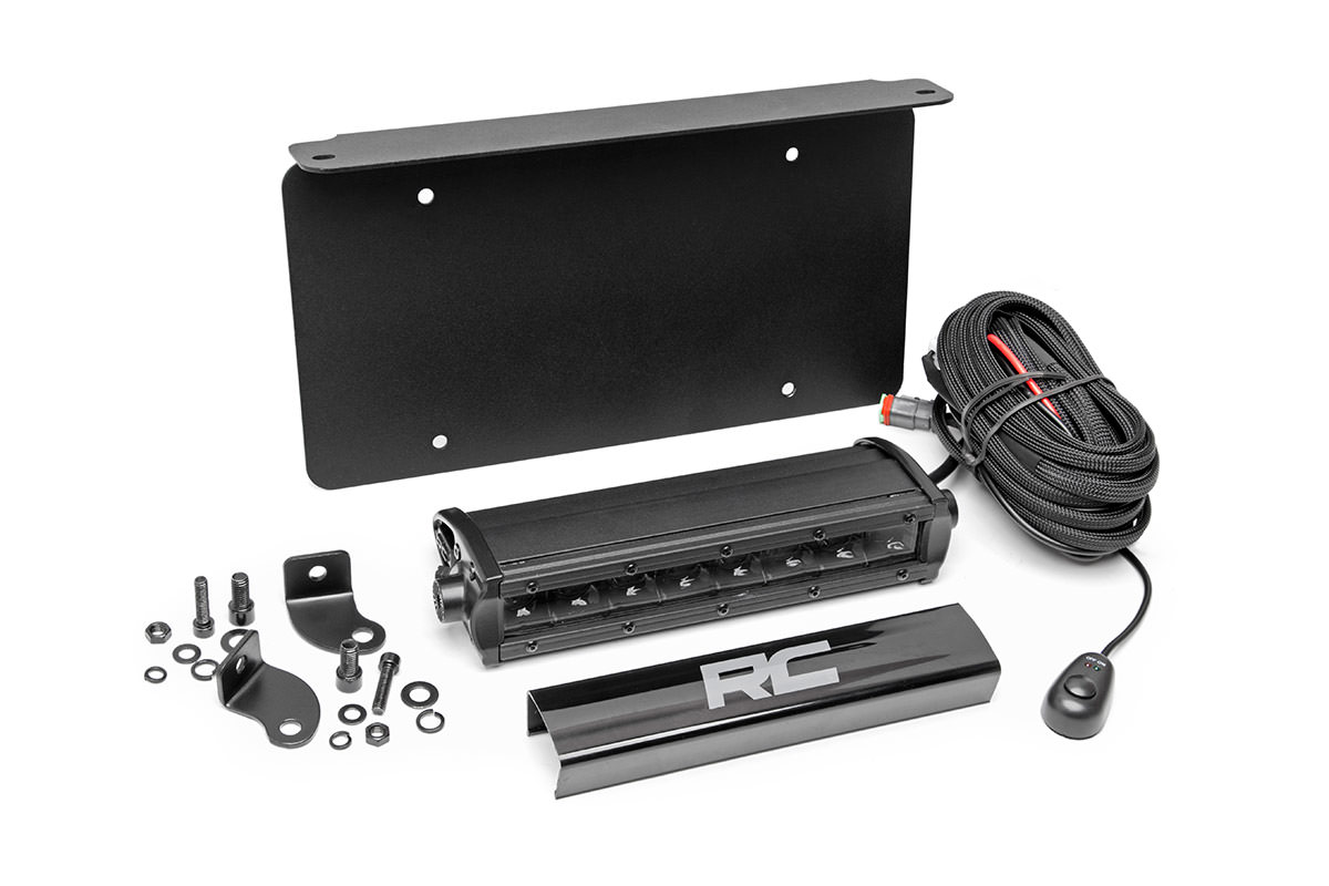 LED-Beleuchtungsset | Kennzeichenhalterung | 8 Zoll Single Row Black Series