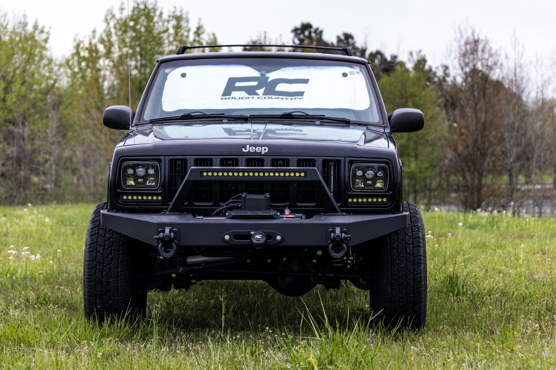 8 Inch Black Series LED Light Bar | Single Row | Cool White DRL | Pair — Bild 5