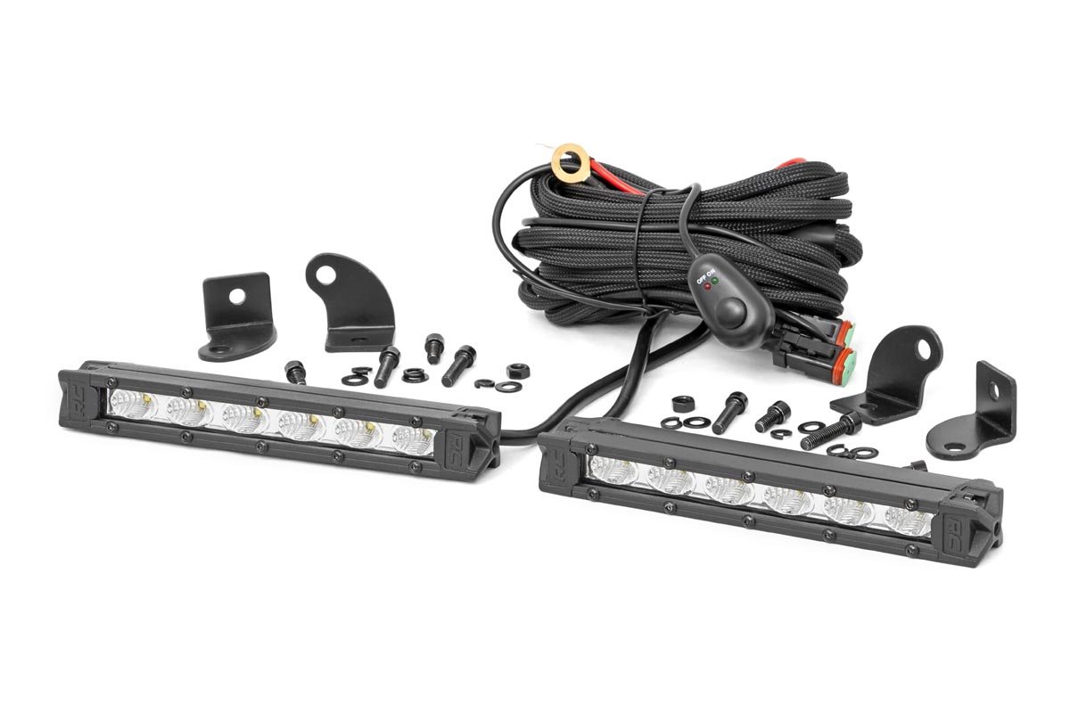 6-Zoll-LED-Lichtleiste der Chrome-Serie | Slim Line | Paar