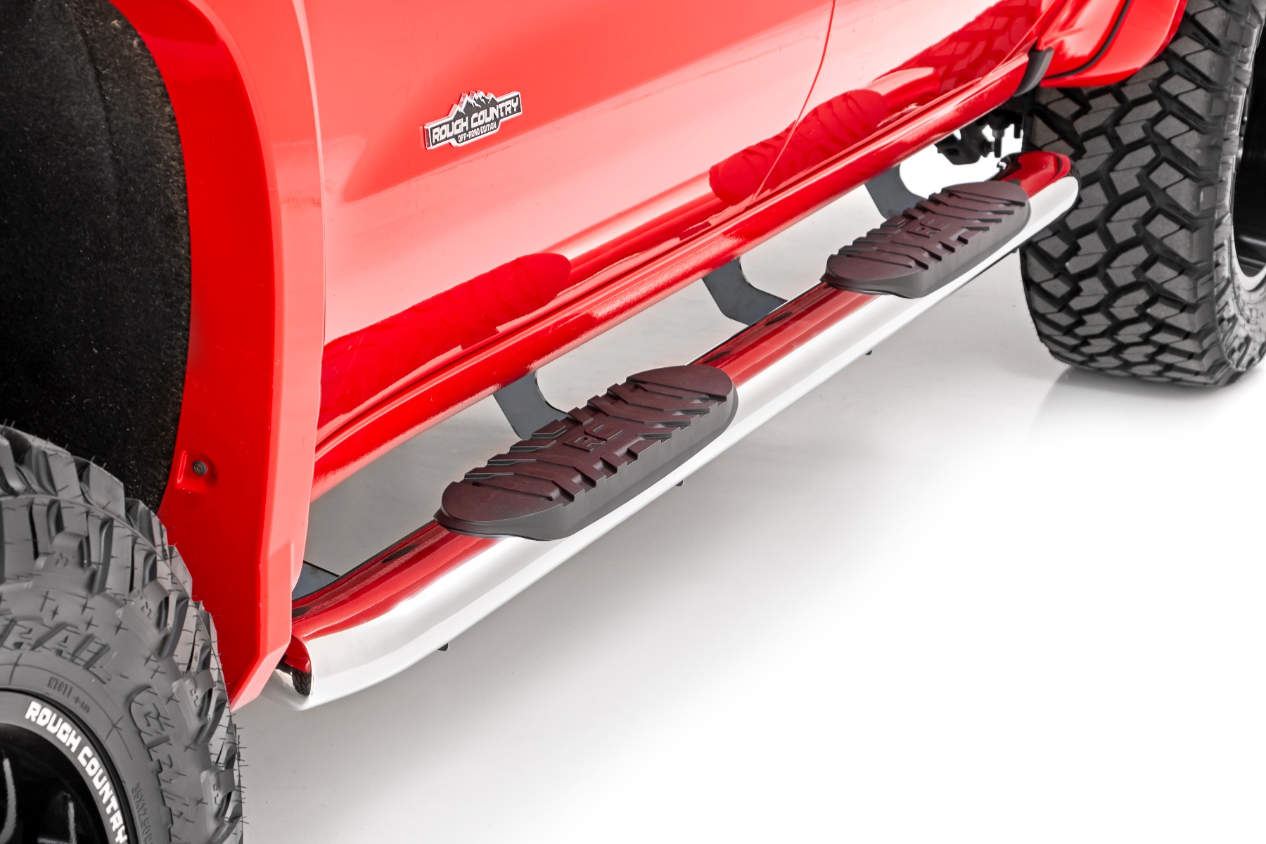 Ovale Nerf-Trittstufen | Edelstahl | Doppelkabine | Chevy/GMC 1500/2500HD/3500HD (2019–2026)