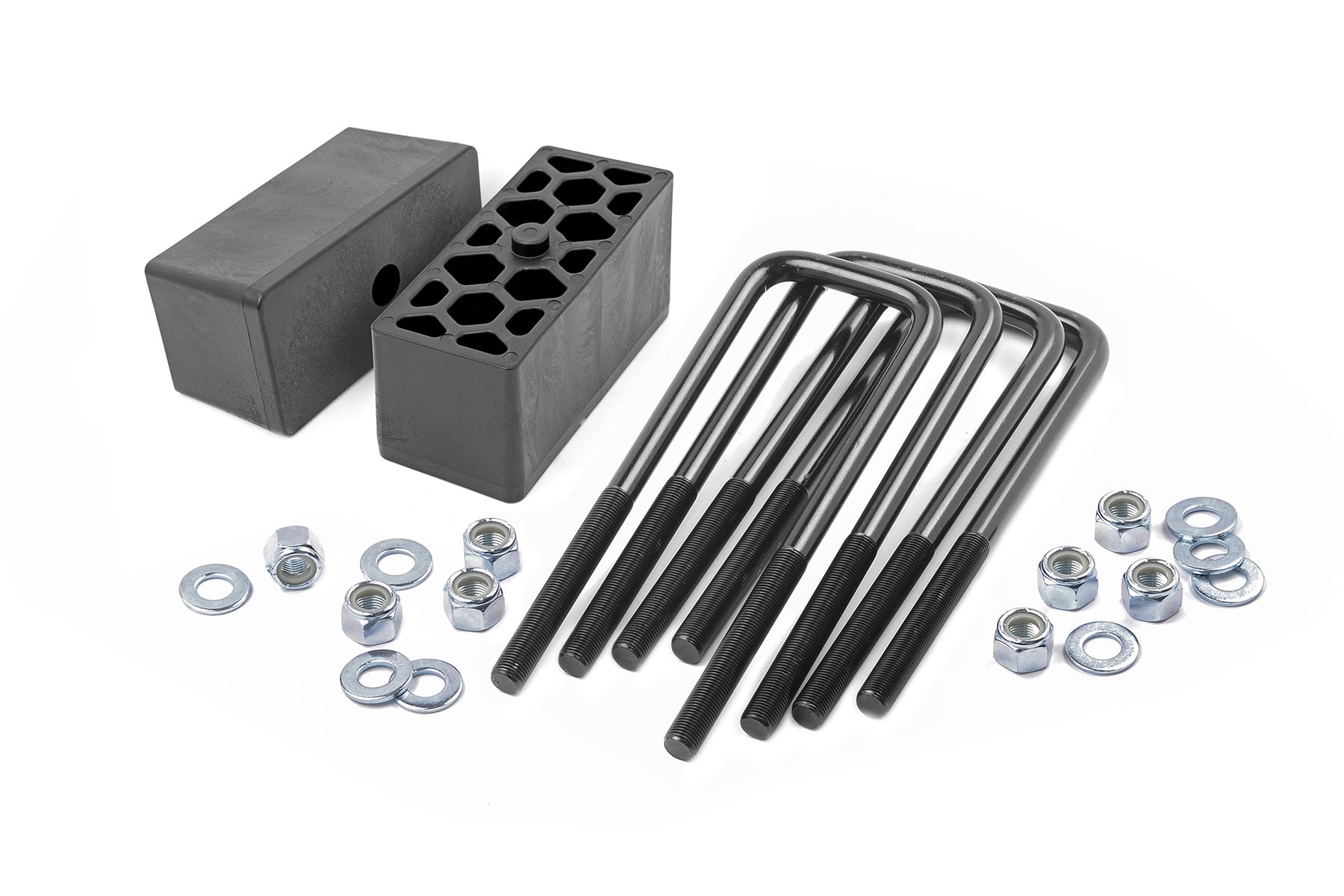 2,5-Zoll-Distanzblöcke und Bügelschrauben-Set | Chevy/GMC 1500 (99–25)