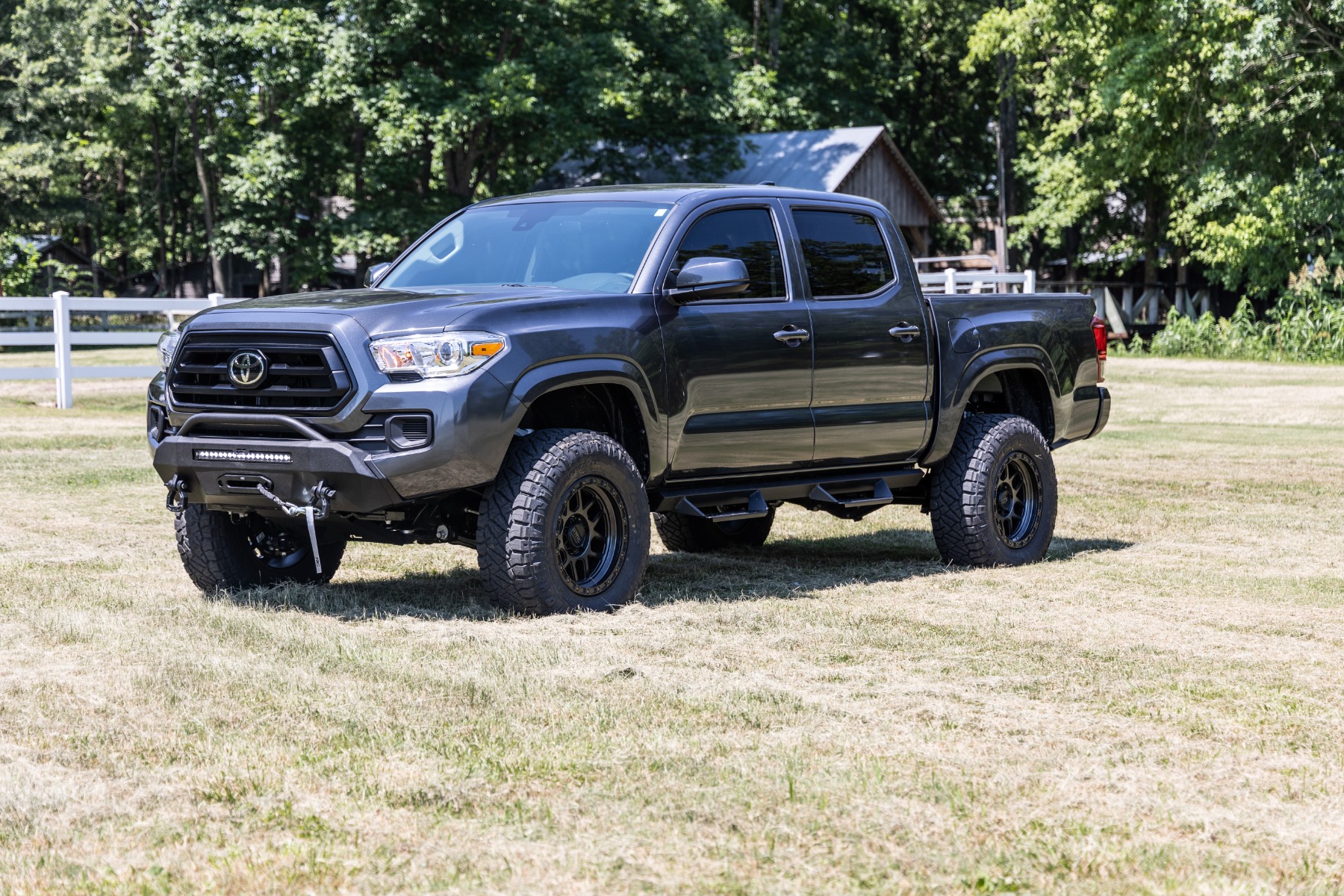 Frontstoßstange | Hybrid | 20 Zoll Schwarze LED-Tagfahrleuchten | Toyota Tacoma 4WD (2016–2023) — Bild 6