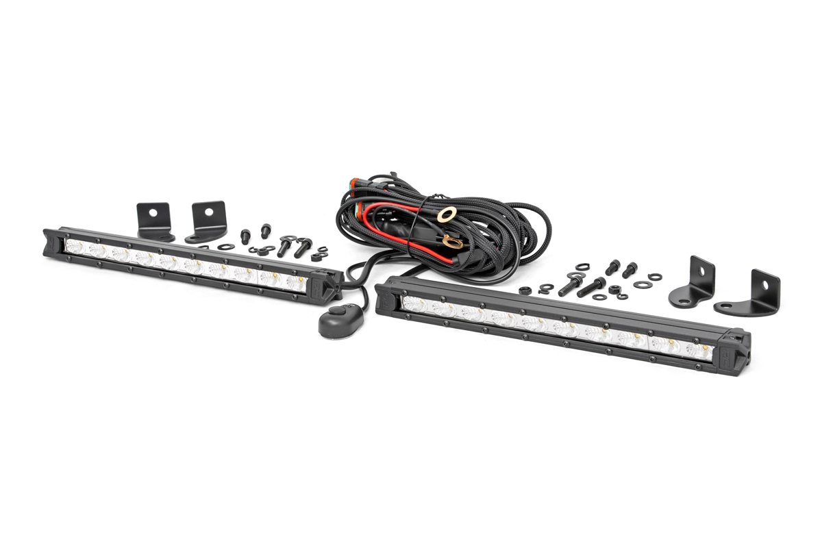 10-Zoll-LED-Lichtleiste der Chrome-Serie | Slim Line | Paar — Bild 2