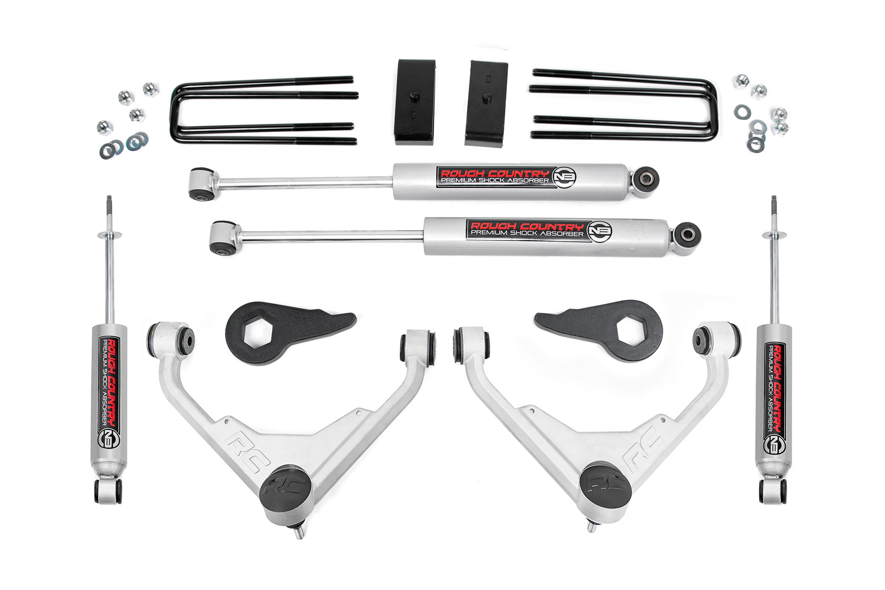 3-Zoll-Lift Kit | FK/FF-Code | Chevy/GMC Sierra/Silverado 2500 HD, Suburban/Yukon XL 2500 (01–10)