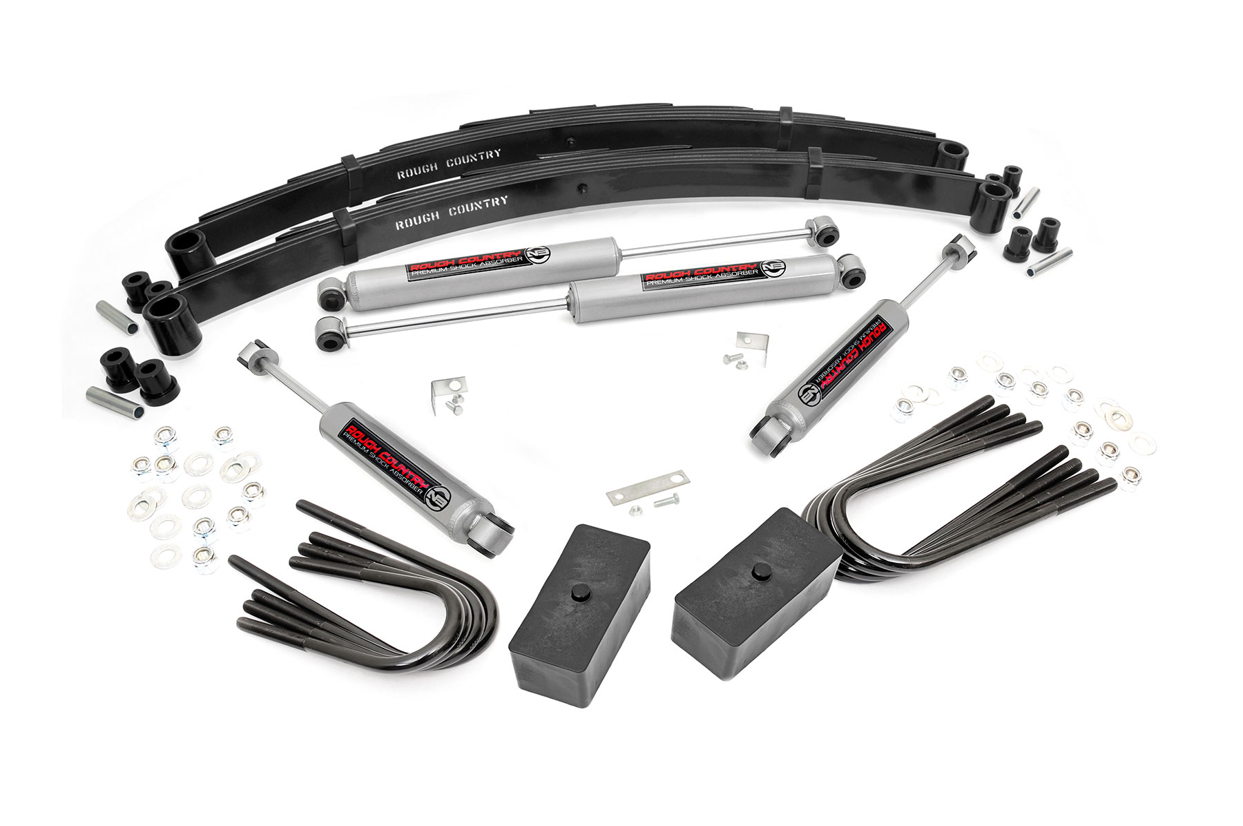 2-Zoll-Lift Kit | Distanzblöcke hinten | Chevy/GMC 3/4-Tonner Suburban/C20/K20/C25/K25 (1973–1976) — Bild 1