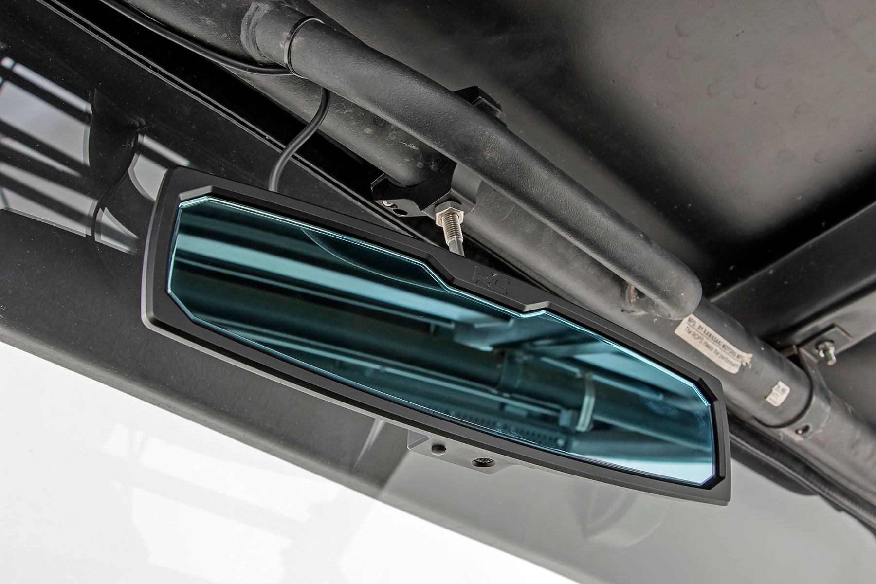 UTV-Rückspiegel aus Aluminium | Innenbeleuchtung | 12 Zoll | 1,75--Halterung — Bild 5