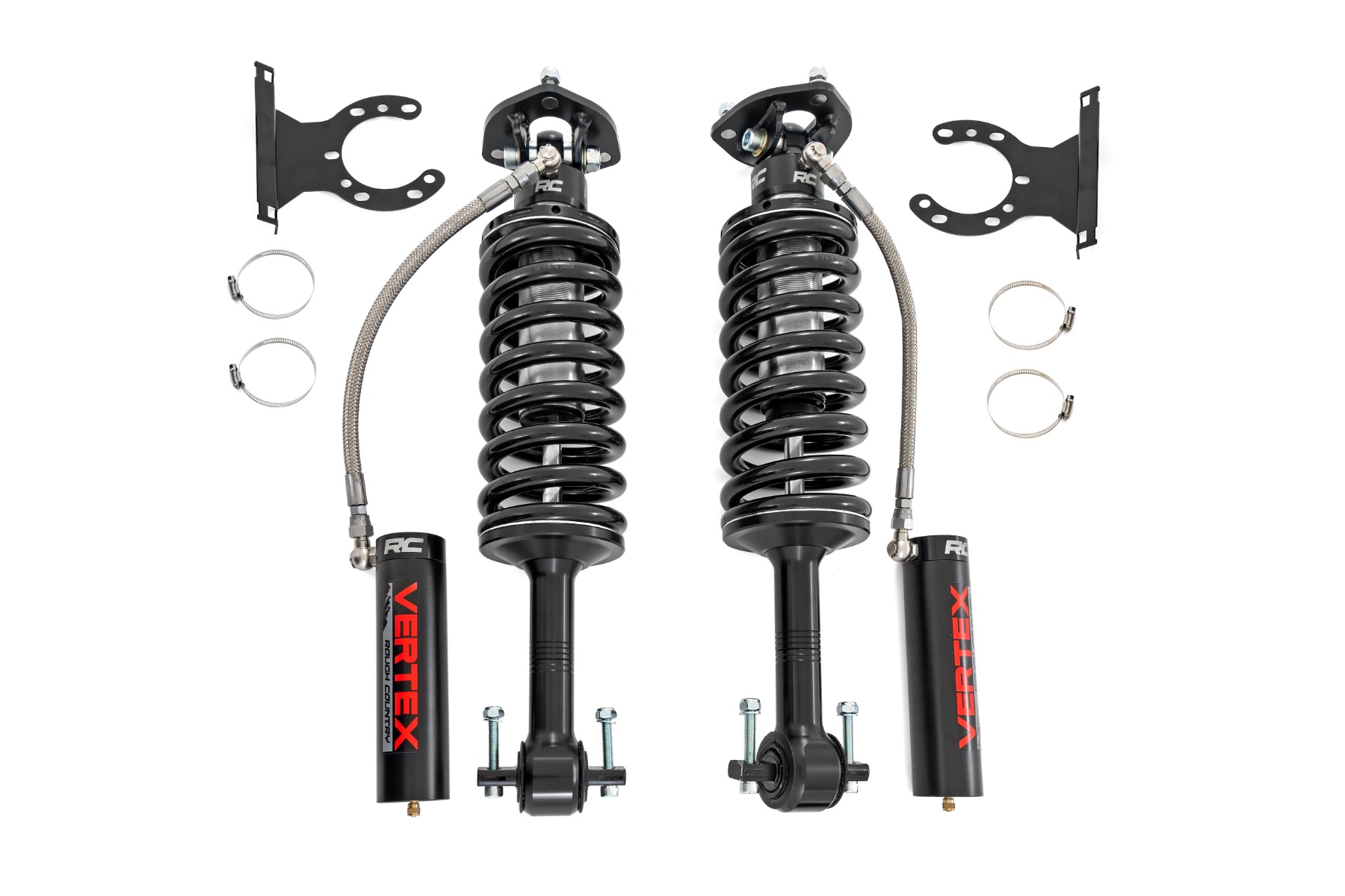 Vertex 2.5 Reservoir-Gewindefahrwerk | Vorne | 6,5-7,5 Zoll | Ford F-150 2WD (14–26)