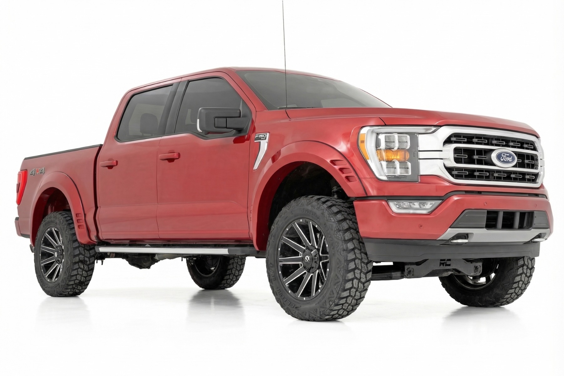 SF1 Kotflügelverbreiterungen | EA Hot Pepper Red | Ford F-150 2WD/4WD (2021–2026) — Bild 2