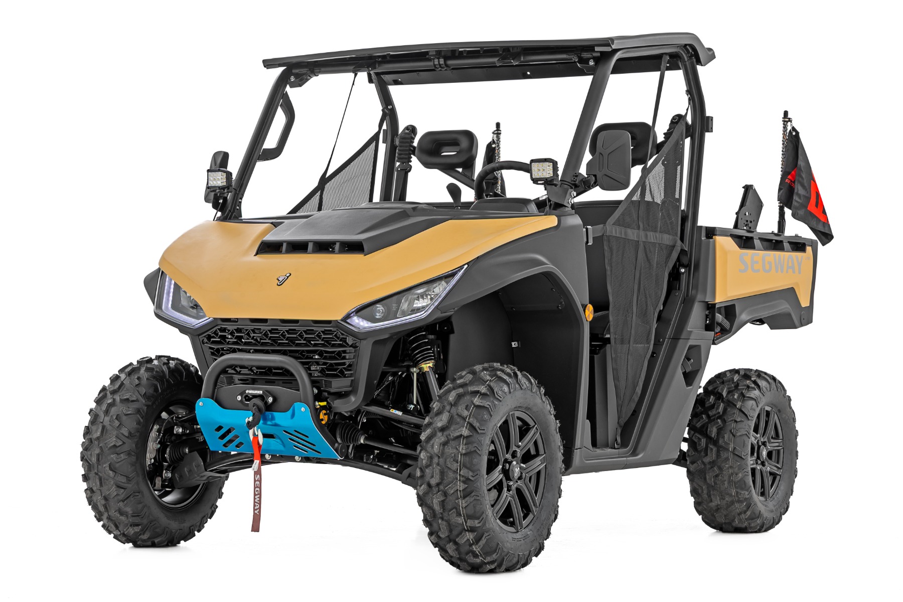 Whip Mount | 4' Multl-Color LED Whip Pair | Can-AM Defender/Segway — Bild 3