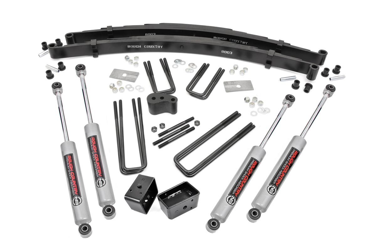 4-Zoll-Lift Kit | Hintere Distanzblöcke | Dodge W200/W300 Pickup 4WD (1978–1980)