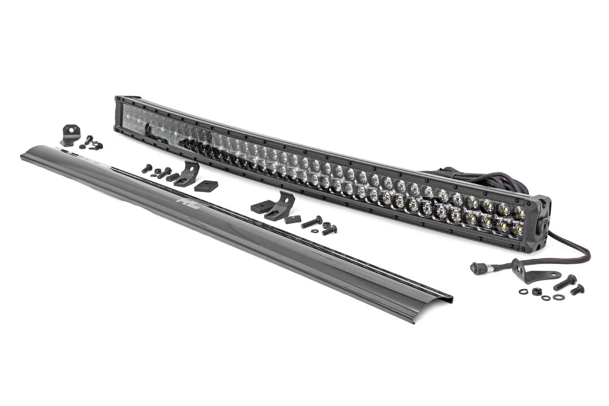 40-Zoll-LED-Lichtleiste der Black Series | Gebogen | Zweireihig | Tageslicht in Kaltweiß