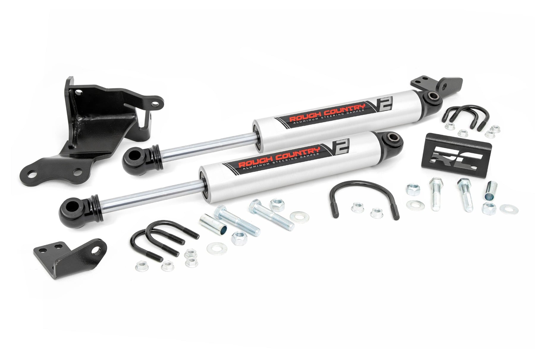 V2 Steering Stabilizer | Dual | 2.5-8 Inch Lift | Jeep Gladiator JT/Wrangler JL (18-26) — Bild 2