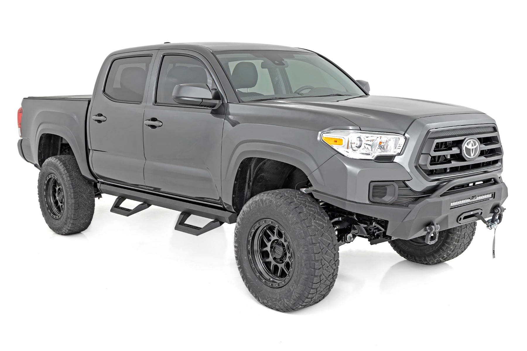 SRX2 verstellbare Aluminium-Trittstufe | Doppelkabine | Toyota Tacoma 2WD/4WD (2005–2023) — Bild 7