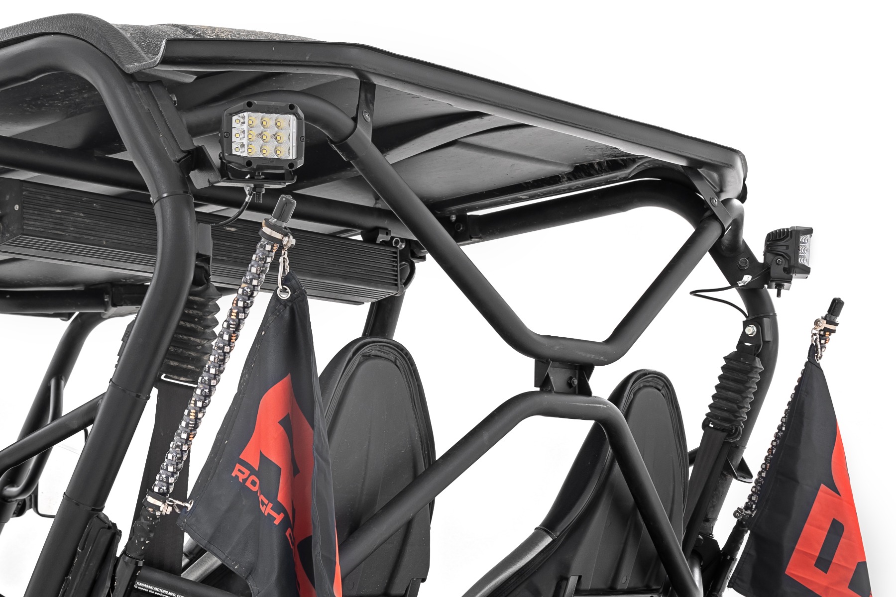 LED Light Kit | Rear Mount | 2" Black Pair | Flood | Kawasaki Teryx 4 1000/Teryx4 800 — Bild 2