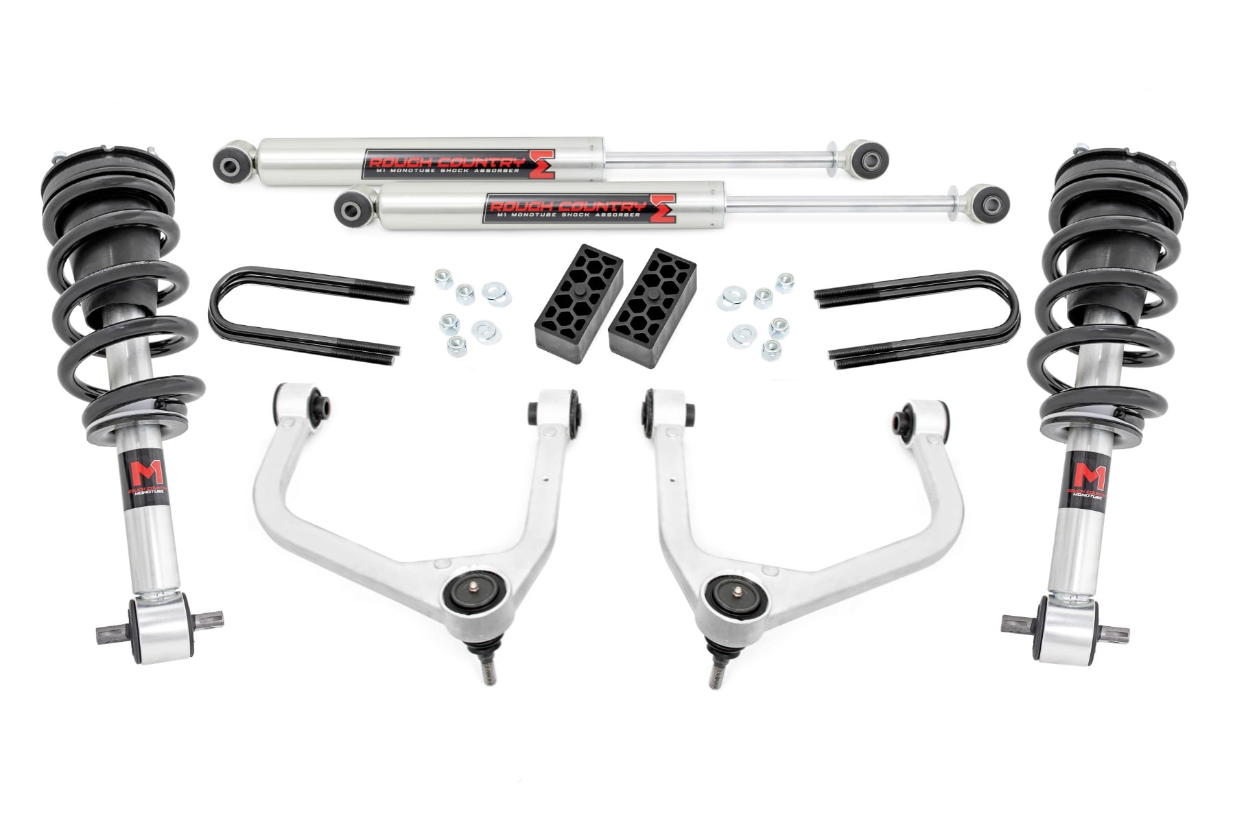 3,5-Zoll-Lift Kit | M1 | Mono-Blattfeder hinten | Chevy Silverado 1500 2WD/4WD (25–26)