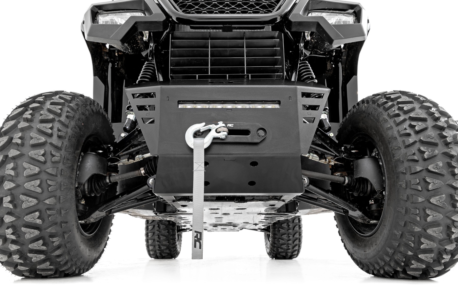 Seilwinde | 10 Zoll Schwarz Slimline | Honda Pioneer 520 — Bild 3