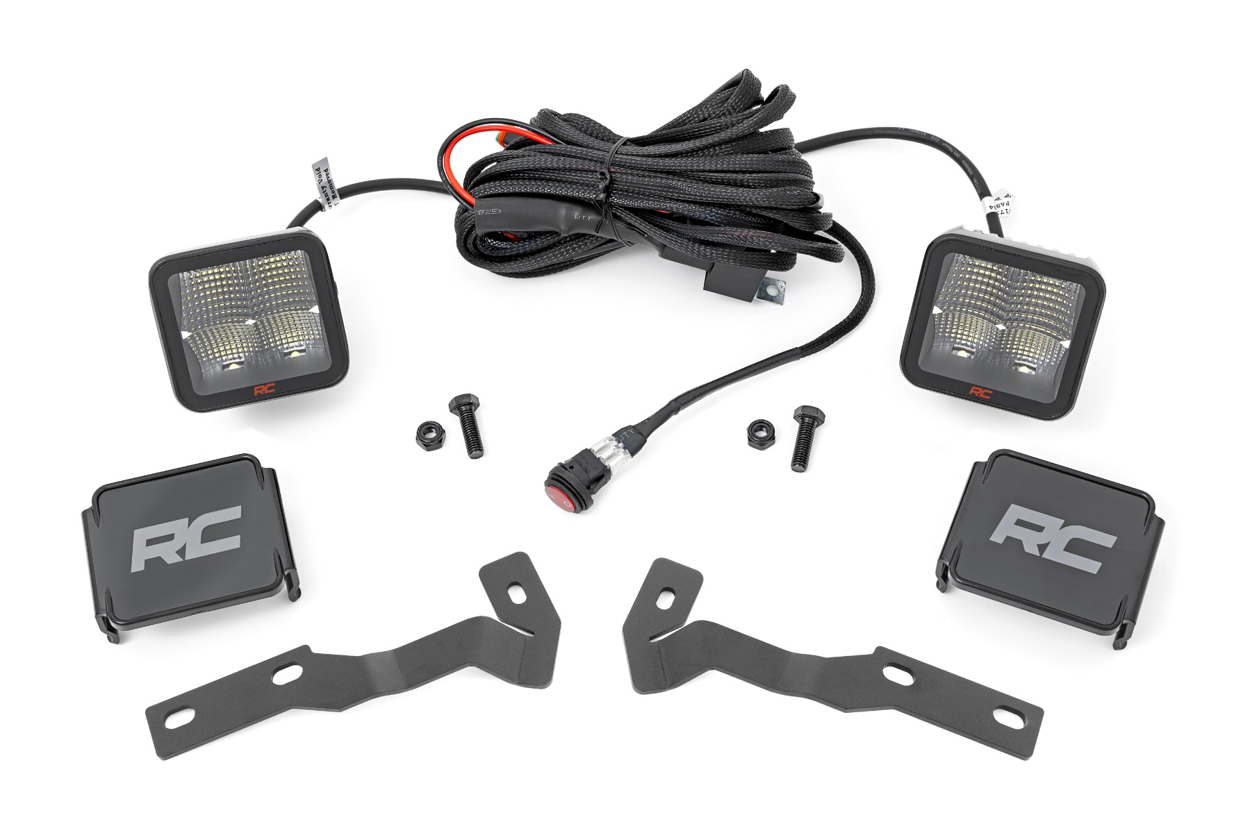 LED-Beleuchtungsset | Montage in der Rinne | 2 Zoll Spectrum-Paar | Spot | Toyota Tacoma (16–23)