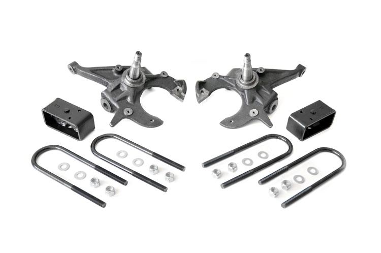 Tieferlegungssatz | 2 Zoll vorne rechts | 3 Zoll hinten rechts | Chevy/GMC Blazer/S10 Blazer/Sonoma 2WD