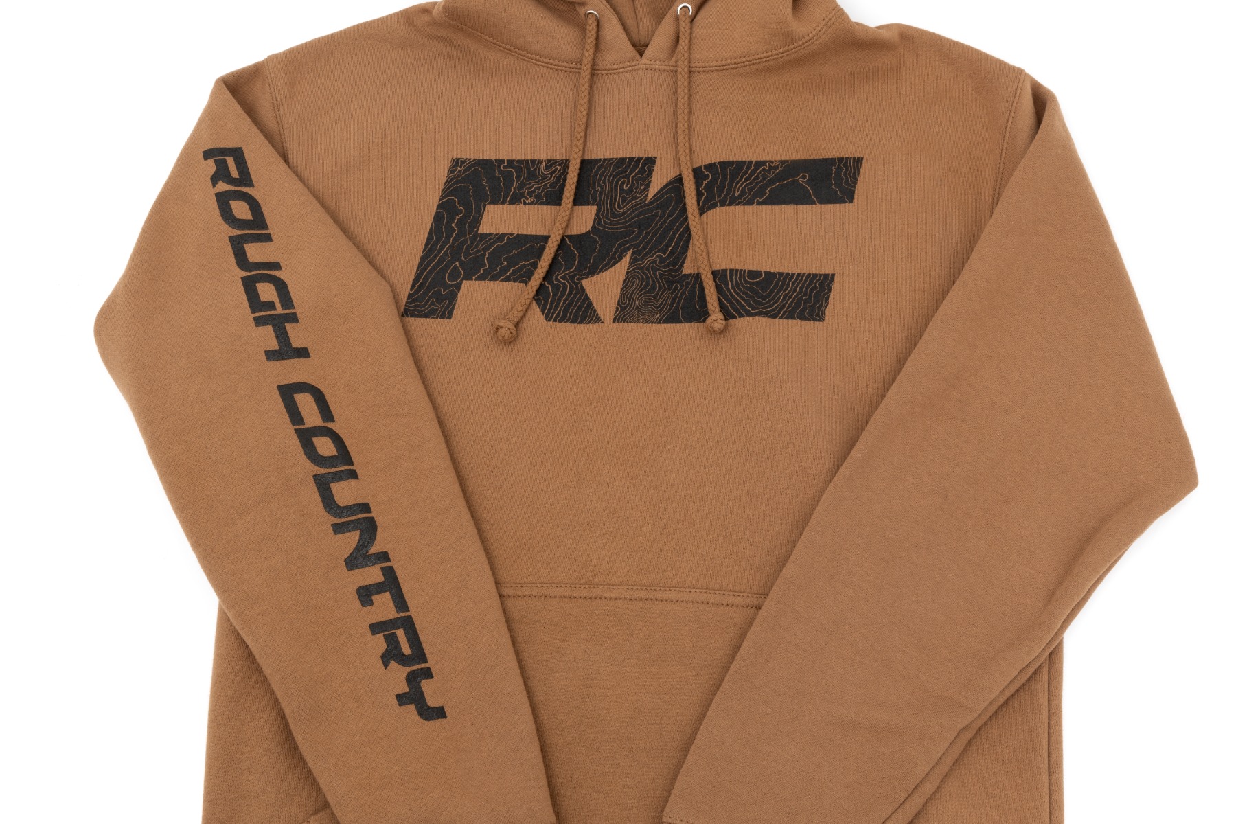 Rough Country Hoodie | RC Topographical Sleeve | Sattel | 2XL — Bild 3