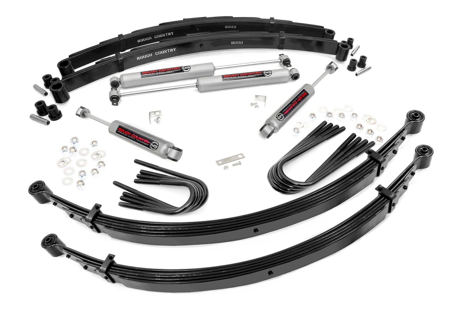 2-Zoll-Höherlegung | 52-Zoll-Hinterfedern | Chevy/GMC 3/4-Tonnen-Suburban/C25/K25-Pickup (77–87) — Bild 2