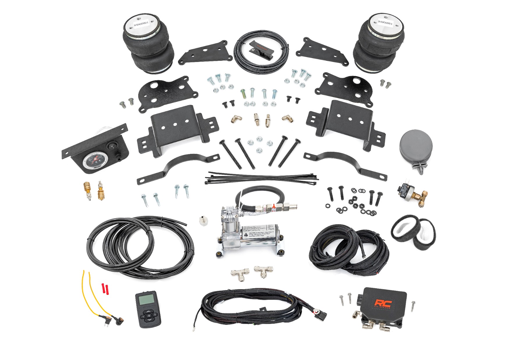 Luftfeder-Set mit Kompressor | Funkfernbedienung | 4-Zoll-Lift Kit | RAM 2500 (2014–2026)