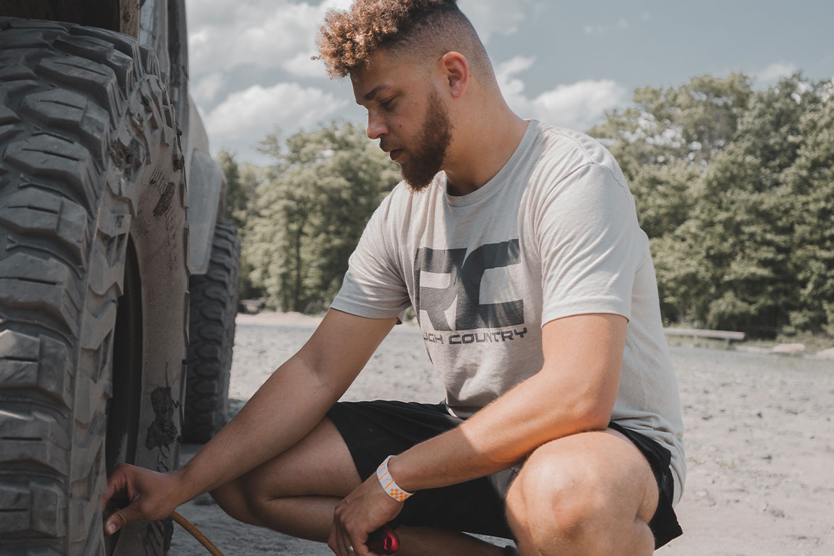 Rough Country T-Shirt | Logo | Grau | XL — Bild 4