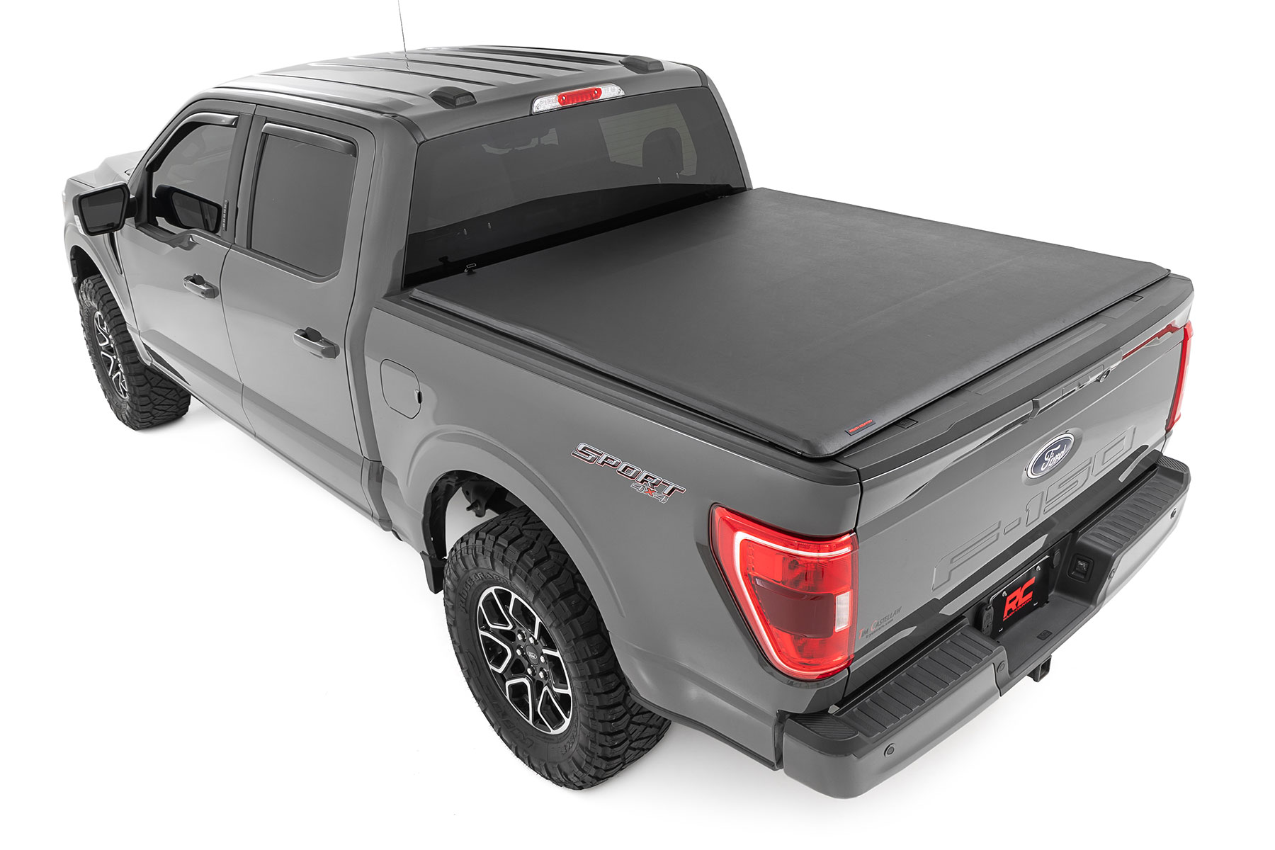 Weiche Roll-up-Ladeflächenabdeckung | 6'7 Zoll Ladefläche | Ford F-150/F-150 Lightning/Raptor (15-26) — Bild 3