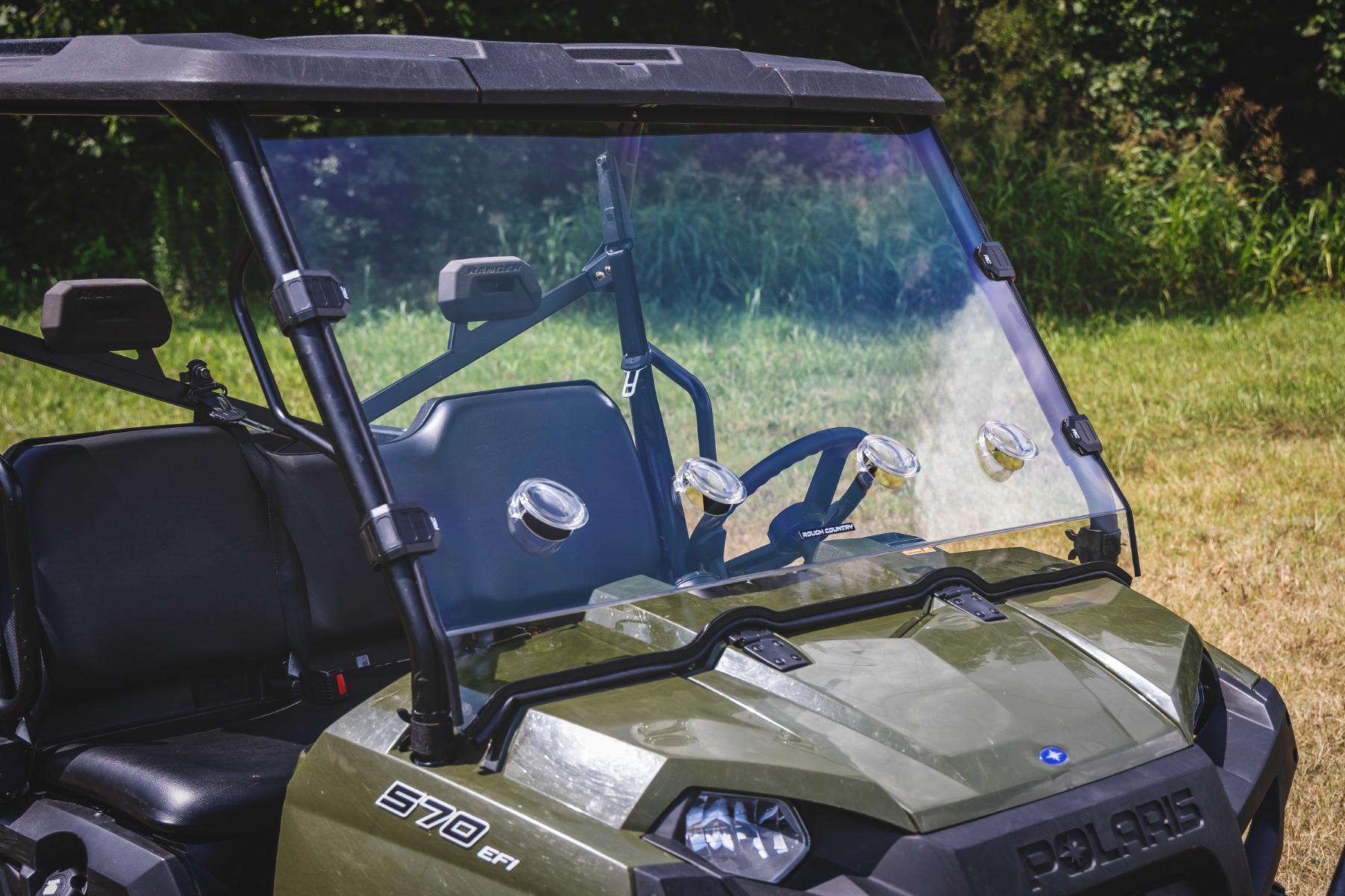 Belüftete Vollwindschutzscheibe | Kratzfest | Polaris Ranger 570 — Bild 5