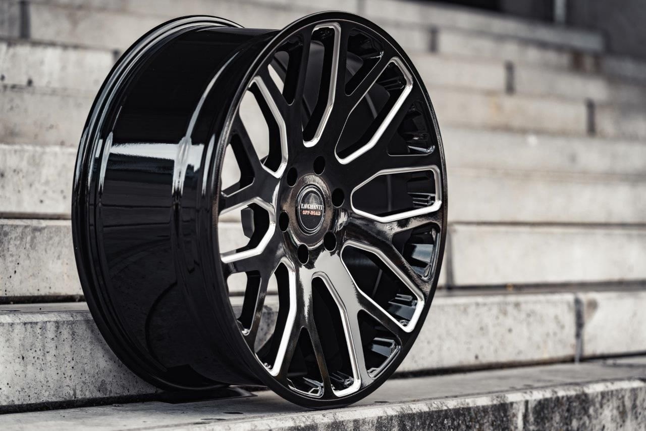 La Chanti OF8 | Glossy Black · 9.5J×22" · ET12 | 5x139.7 — Bild 2