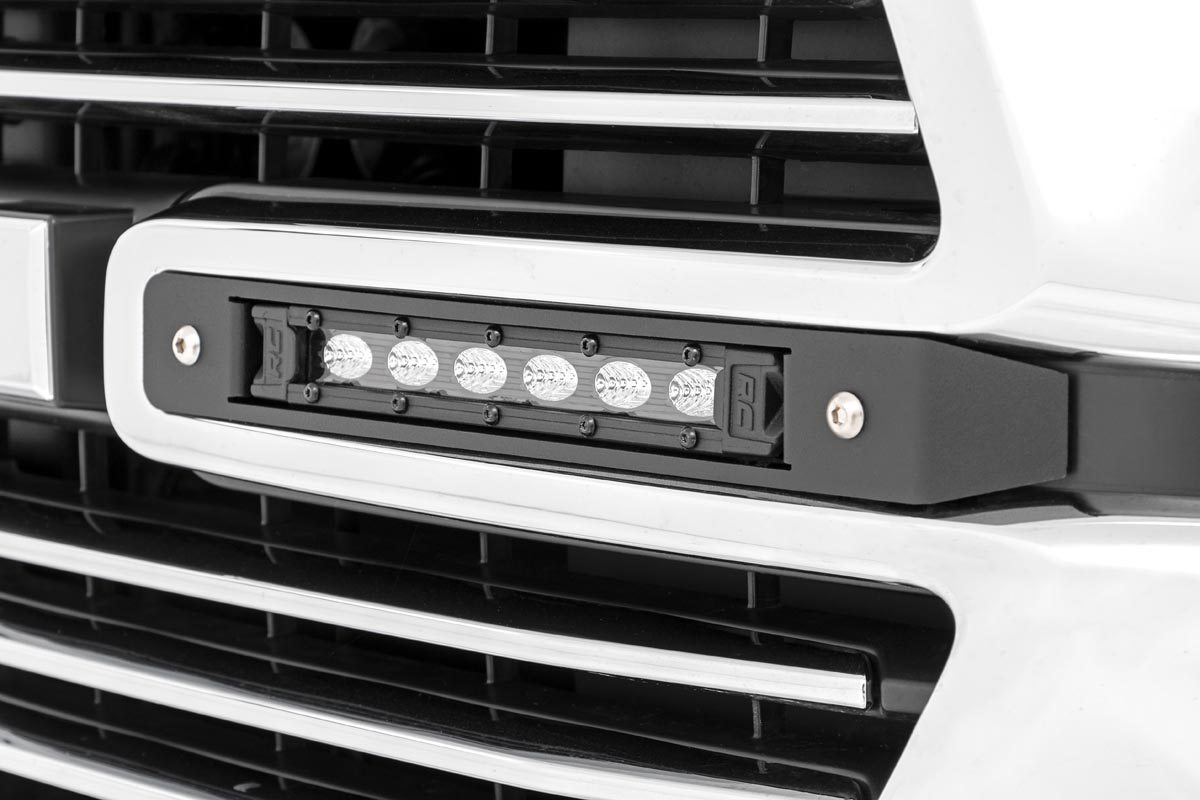 Doppeltes 6-Zoll-LED-Kühlergrill-Set | Schwarz, schlanke Ausführung | RAM 1500 2WD/4WD (2019–2024) — Bild 3