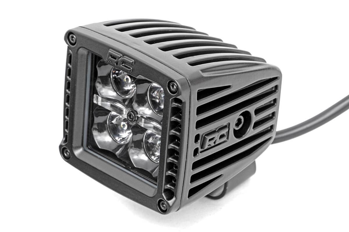 2-Zoll-LED-Lichtmodule der Black Series | Spot | Quadratisch | Gelbe Tagfahrleuchten — Bild 3
