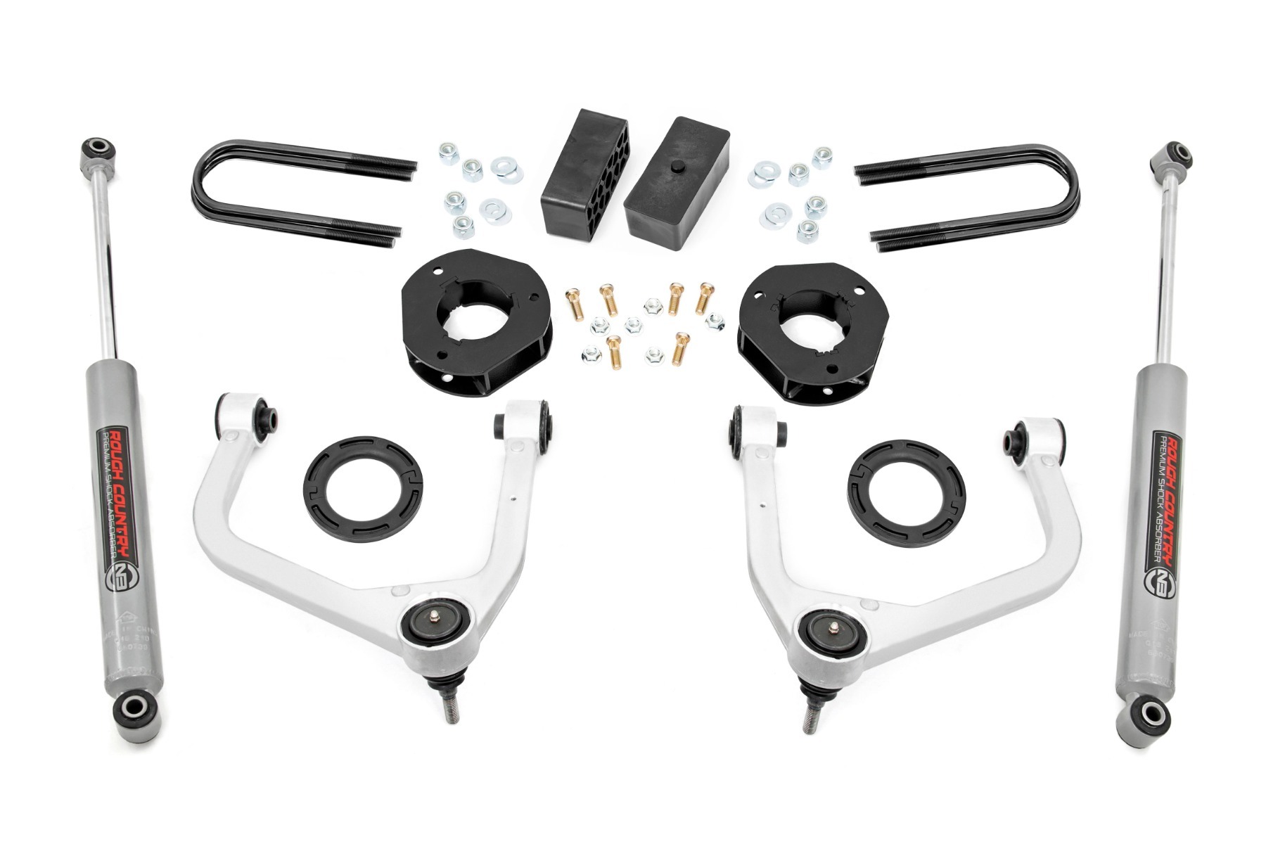 3,5-Zoll-Lift Kit | Einblattfeder hinten | GMC Sierra 1500 2WD/4WD (2025–2026)