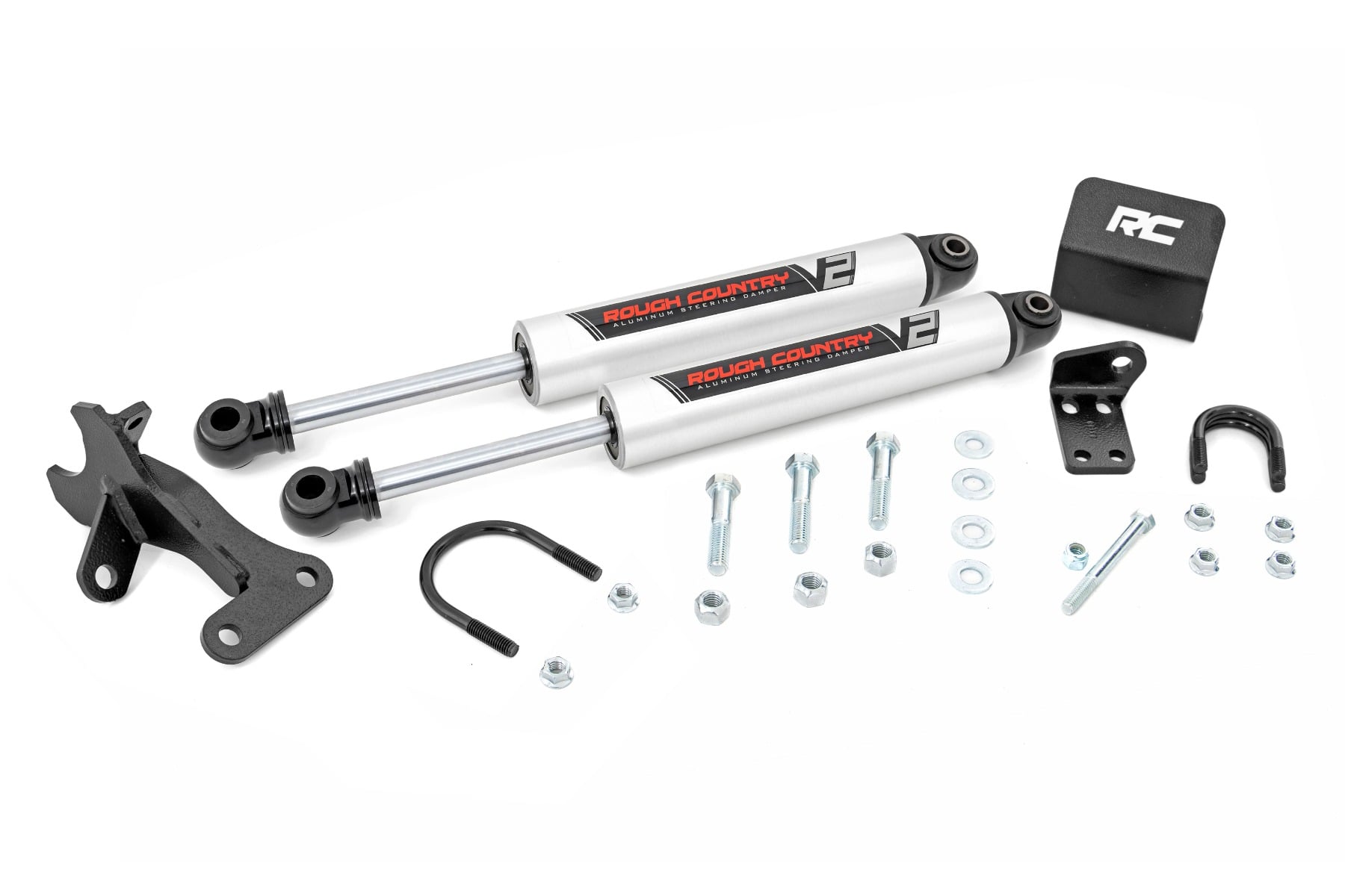 V2 Steering Stabilizer | Dual | 4 Inch Lift | Jeep Grand Cherokee WJ (99-04) — Bild 2