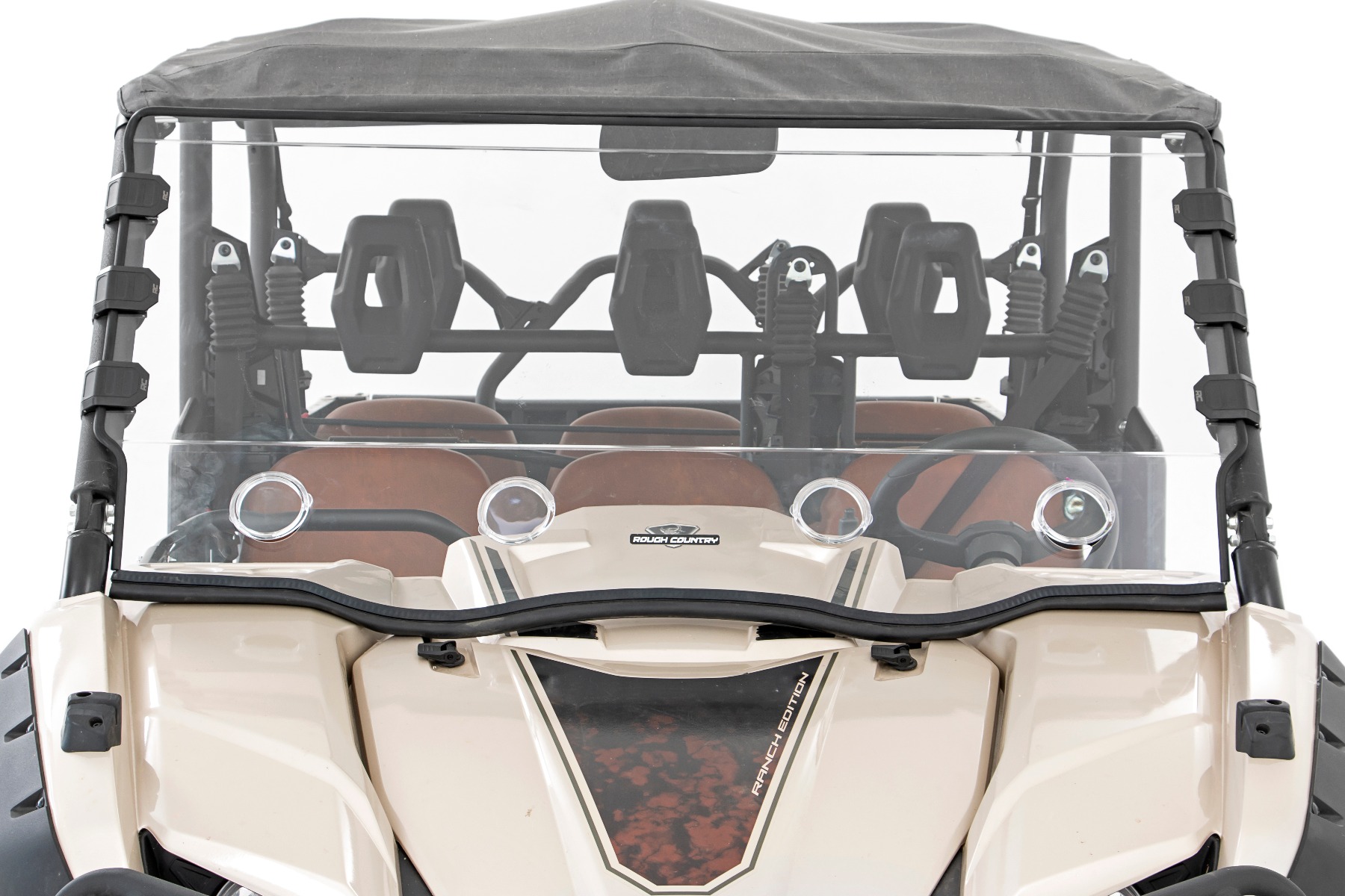 Belüftete Vollwindschutzscheibe | Kratzfest | Yamaha Viking 700 — Bild 4