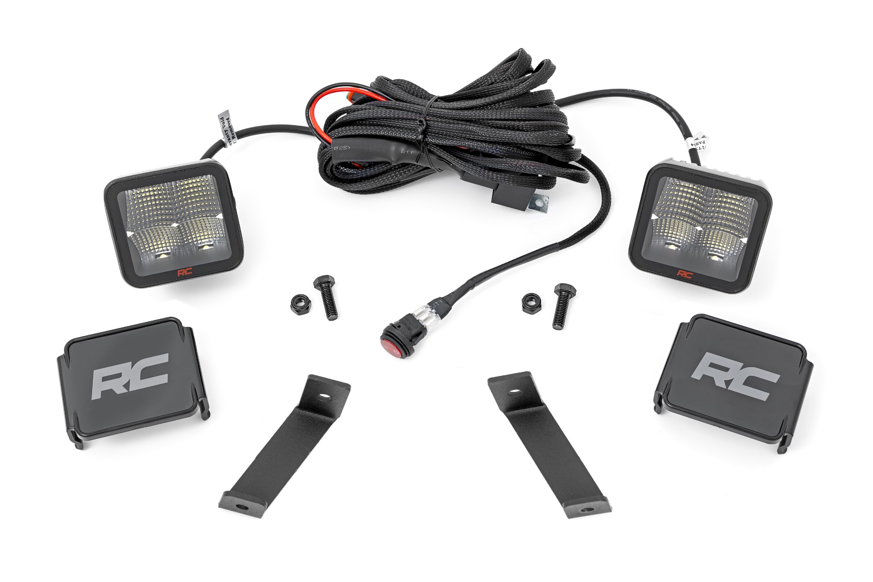 LED-Beleuchtungsset | Montage in der Aushöhlung | 2 Zoll Spectrum-Paar | Spot | Jeep Cherokee KL (14–21)