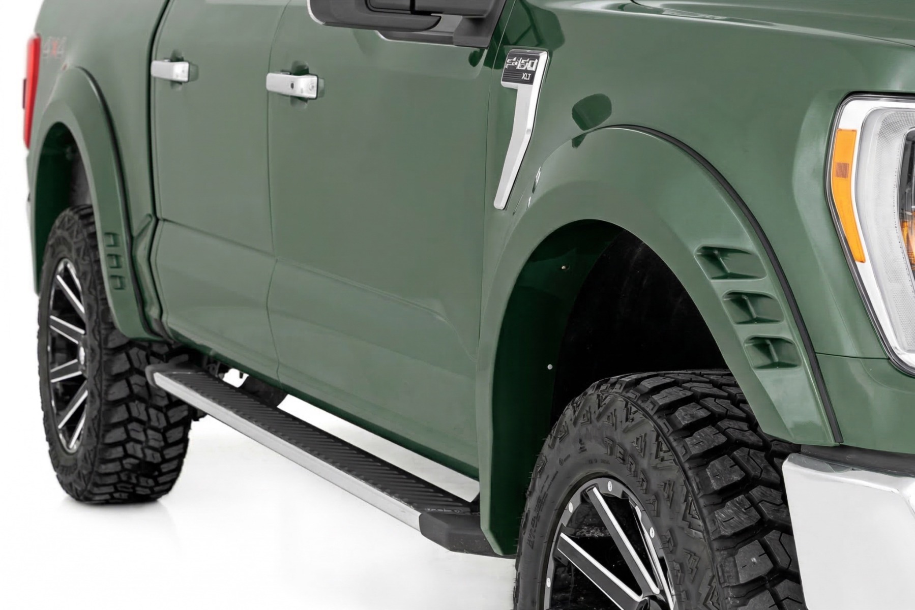 SF1 Kotflügelverbreiterungen | DB Shelter Green | Ford F-150 2WD/4WD (2021–2026) — Bild 4