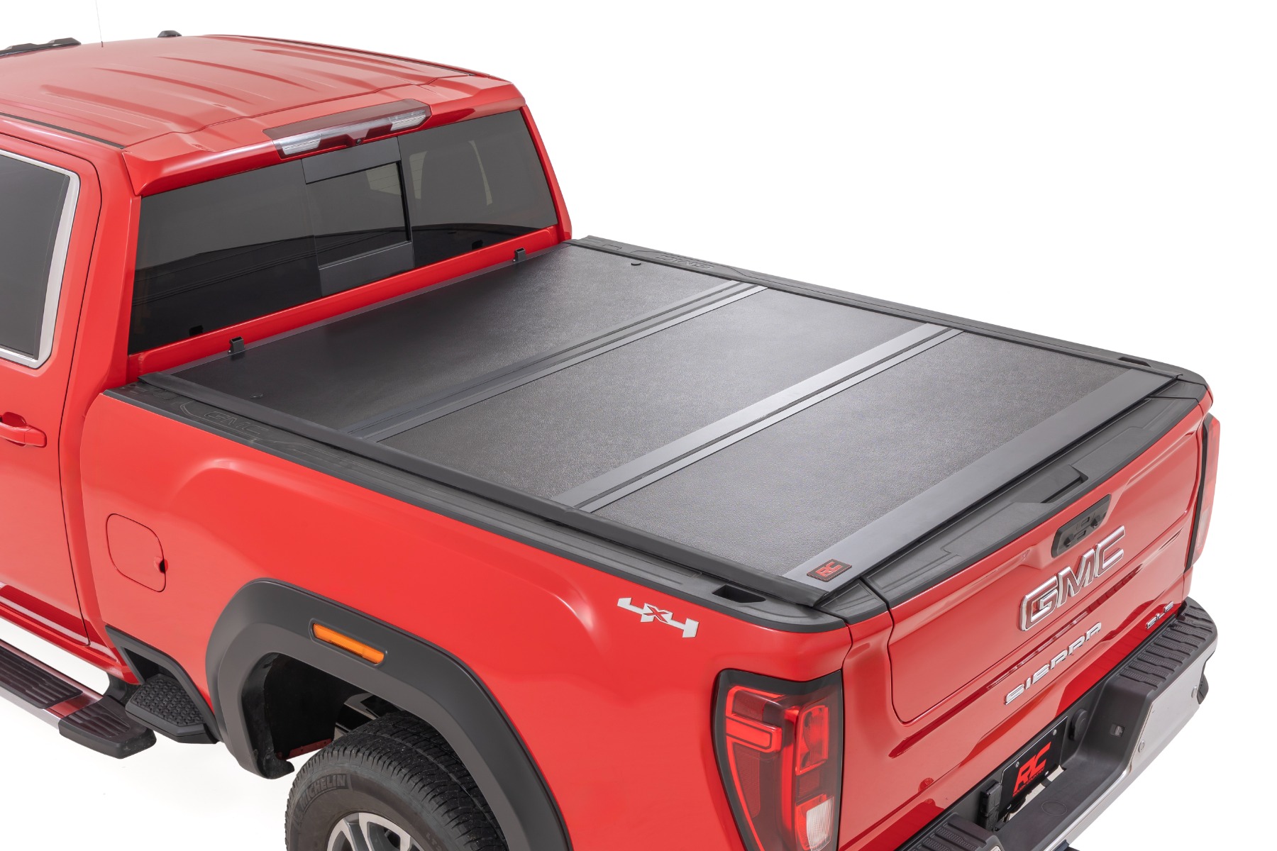 Robuste, flache Ladeflächenabdeckung | 6'9 Zoll Ladefläche | Relingkappen | Chevy/GMC 2500HD/3500HD (20–26)