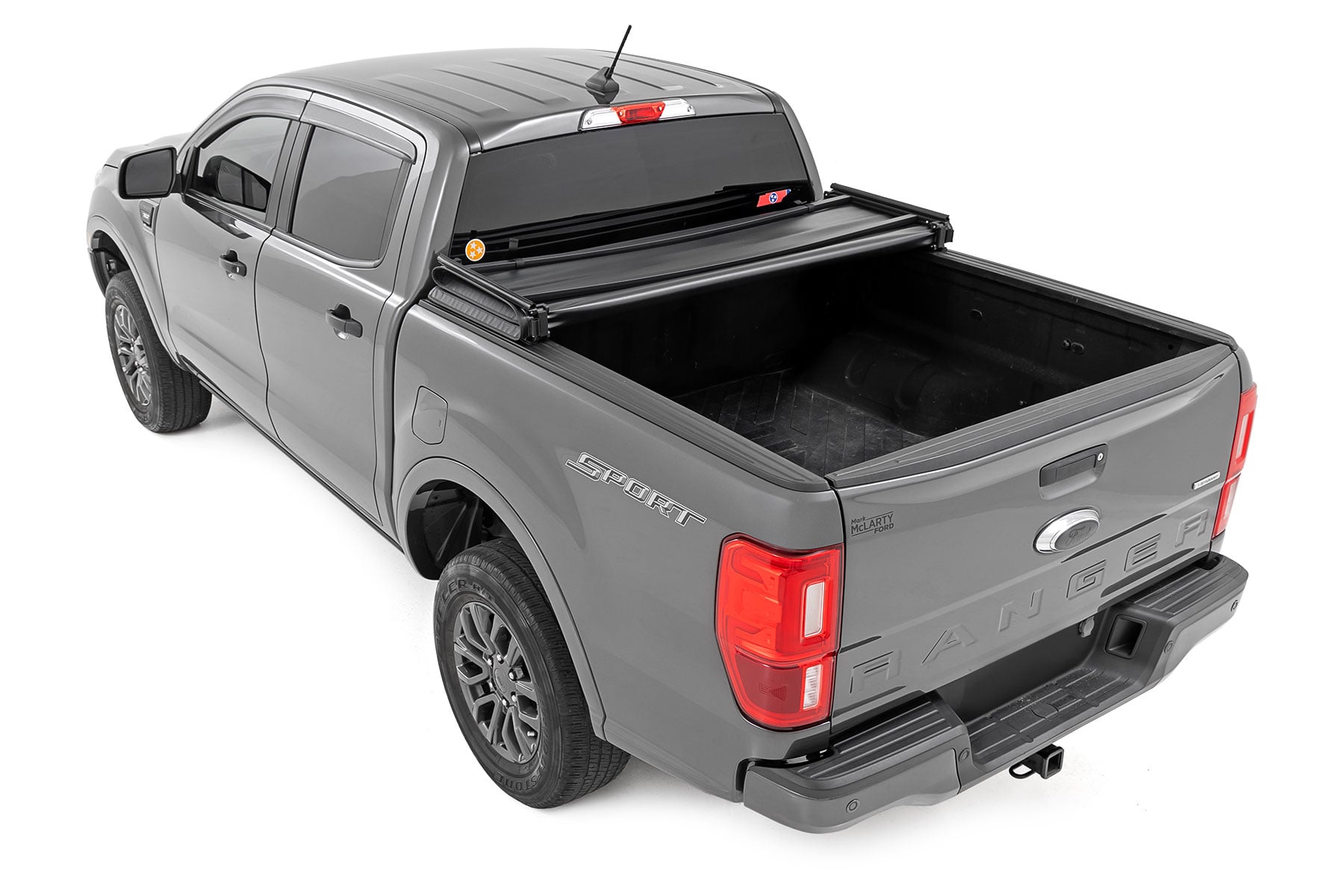 Weiche, dreifach faltbare Ladeflächenabdeckung | 5' Ladefläche | Ford Ranger 2WD/4WD (2019–2023) — Bild 5