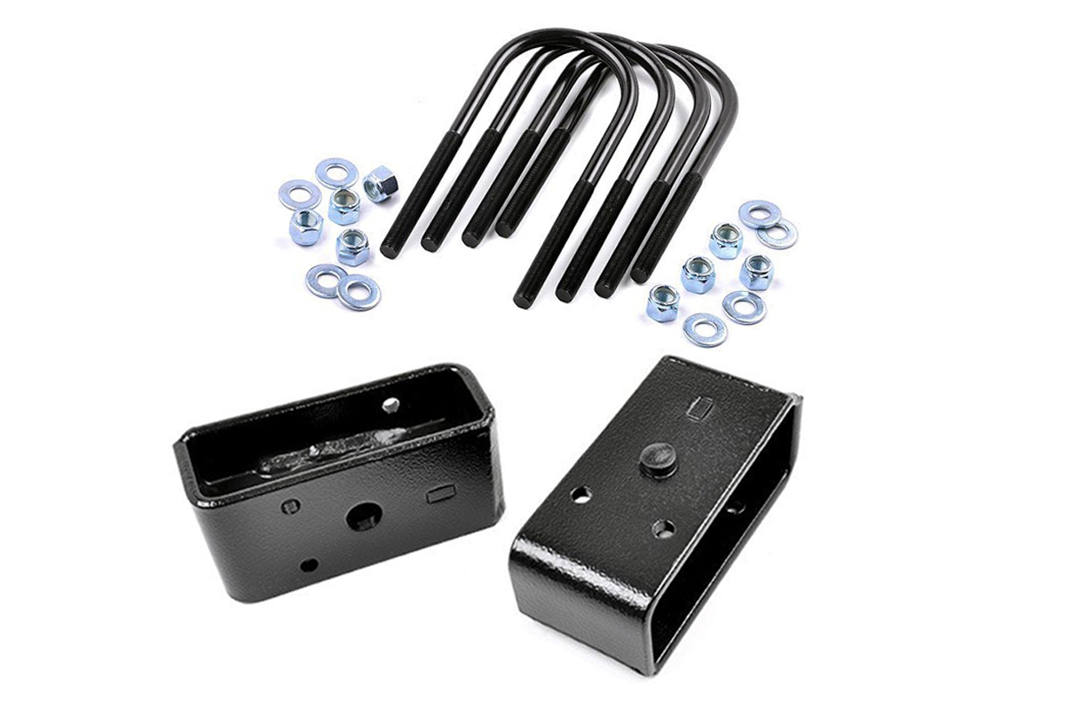 2-Zoll-Distanzblock- und Bügelschrauben-Set | Ford F-250 Super Duty 2WD/4WD (2011–2016)