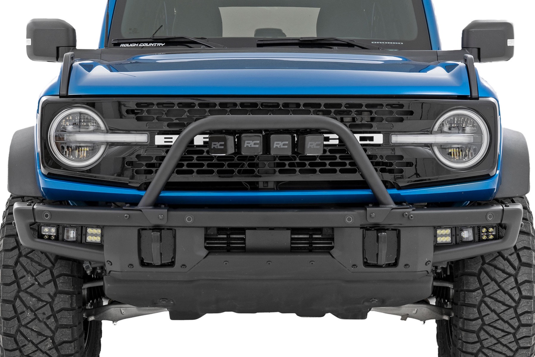 Safari-Leiste | 3 Zoll OSRAM (Quad) | Breit | OE Modular Steel | Ford Bronco (21–26) — Bild 3