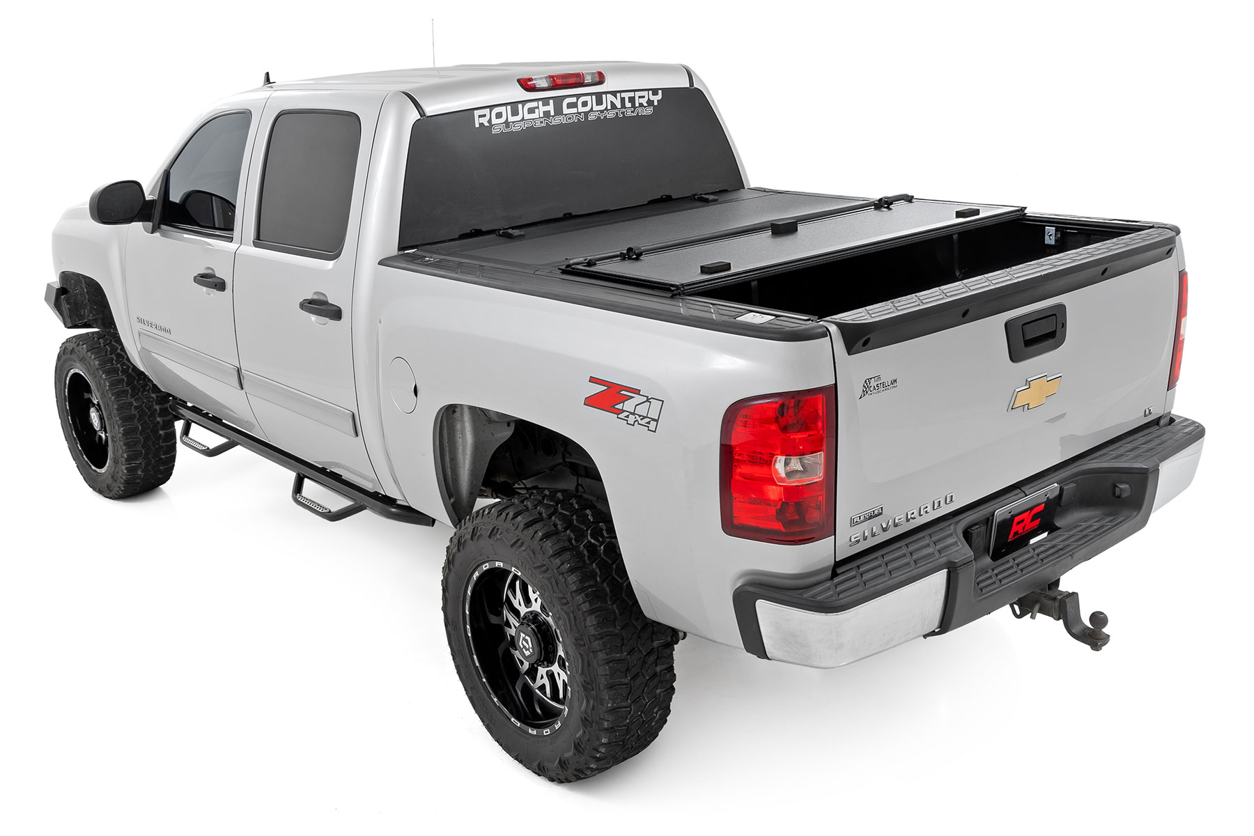 Stabile, dreifach faltbare, hochklappbare Ladeflächenabdeckung | 5'9 Zoll Ladefläche | Chevy/GMC 1500 (07–13) — Bild 4