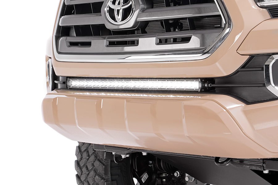 LED-Beleuchtungsset | Befestigung am unteren Kühlergrill | 30" Schwarz, einreihig | Toyota Tacoma (2016–2023) — Bild 2