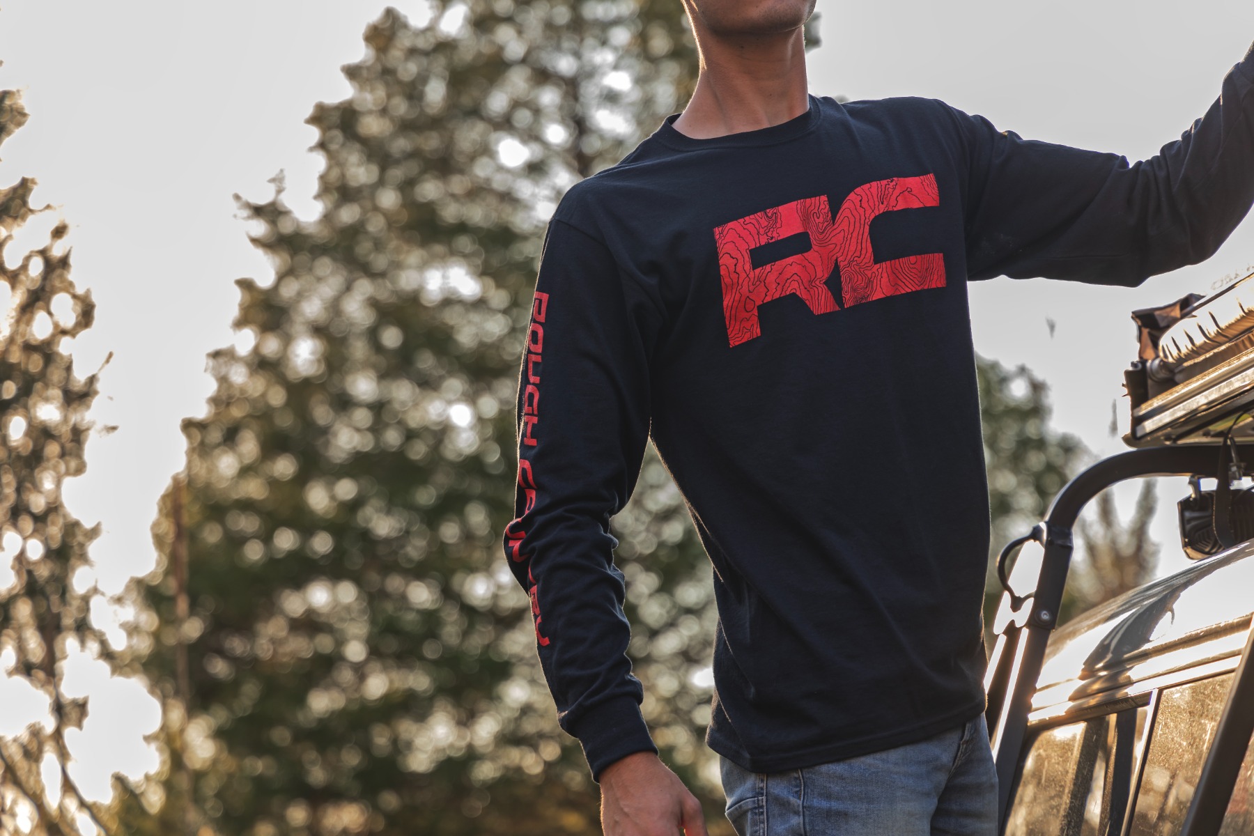 Rough Country Langarmshirt | RC Tread Sleeve | Schwarz | MD — Bild 5
