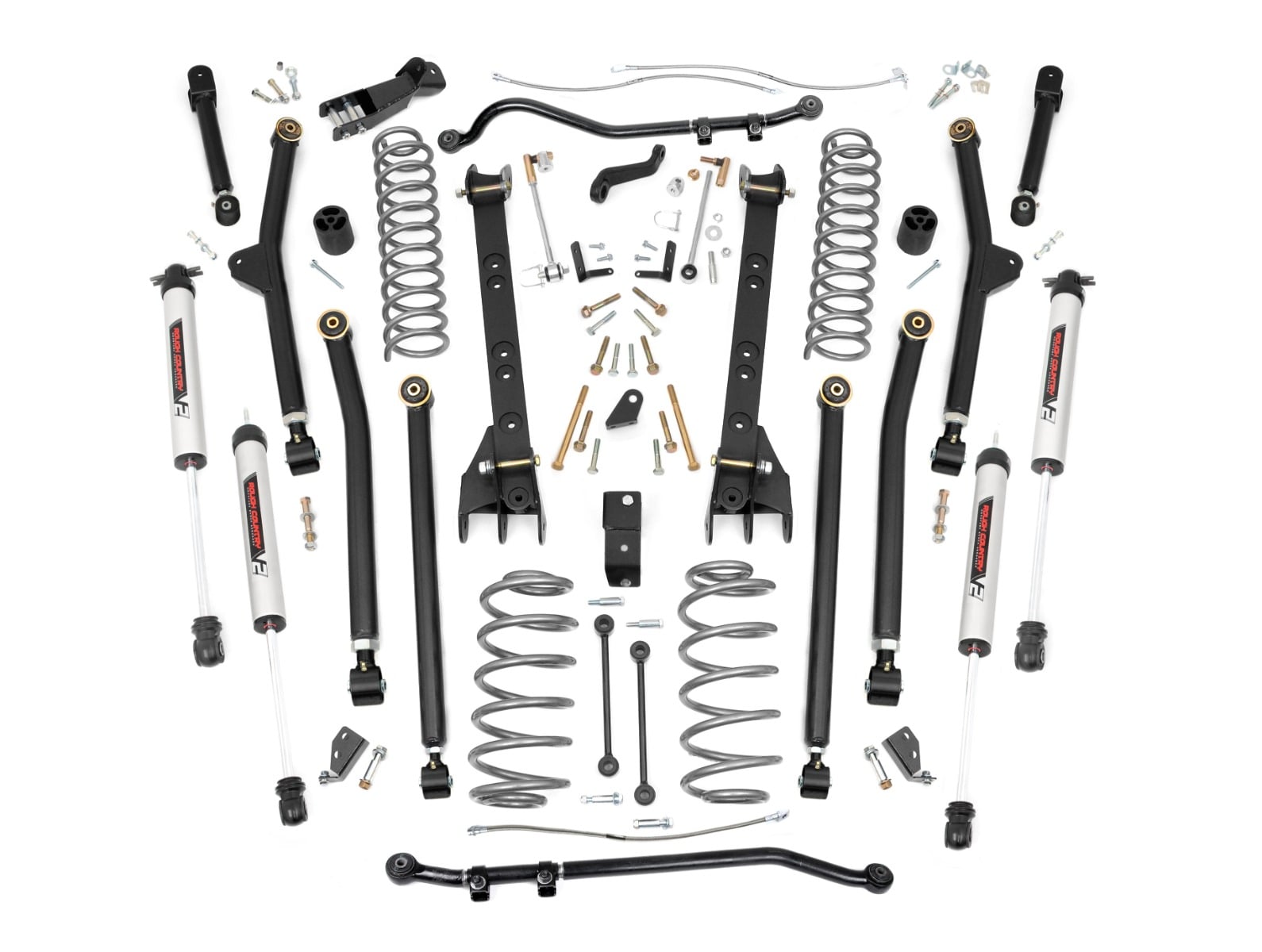 4-Zoll-Lift Kit | Long Arm | V2 | Jeep Wrangler TJ 4WD (1997–2006)