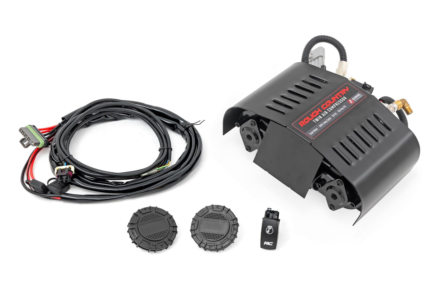 Luftkompressor-Set mit zwei Motoren | 12 Volt | 6,16 CFM