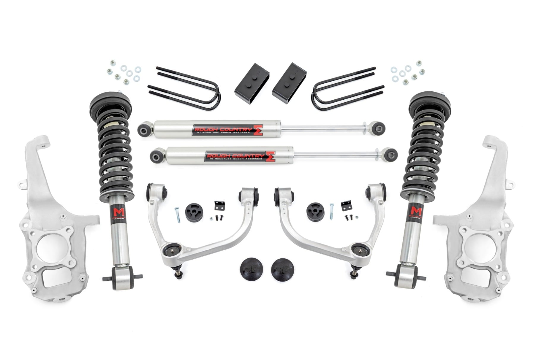 4-Zoll-Lift Kit | Geschmiedete obere Querlenker | M1/M1 | Ohne Ausschnitt | Ford F-150 4WD (2021–2026)