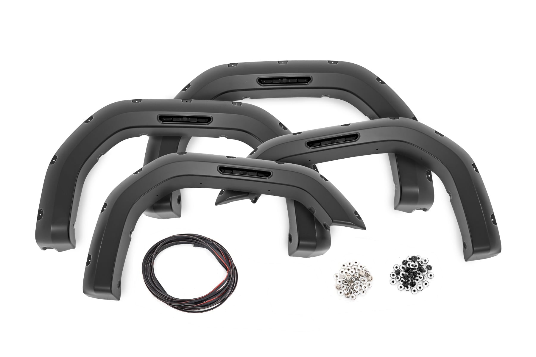 Pocket-Kotflügelverbreiterungen | GCI Carbon Black | GMC Sierra 2500 HD/Sierra 3500 HD (20–26)