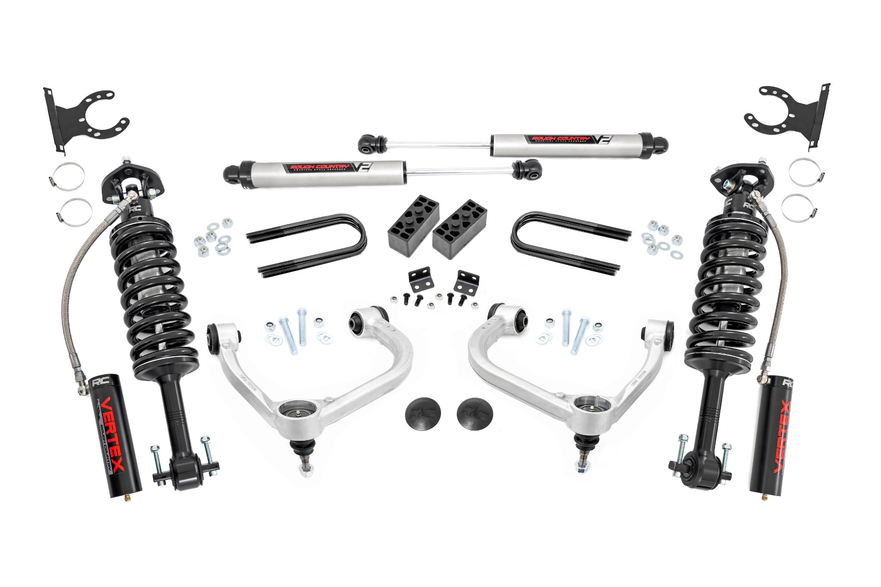 3-Zoll-Lift Kit | Maßgefertigte obere Querlenker | Vertex/V2 | Ford F-150 4WD (2021–2026)